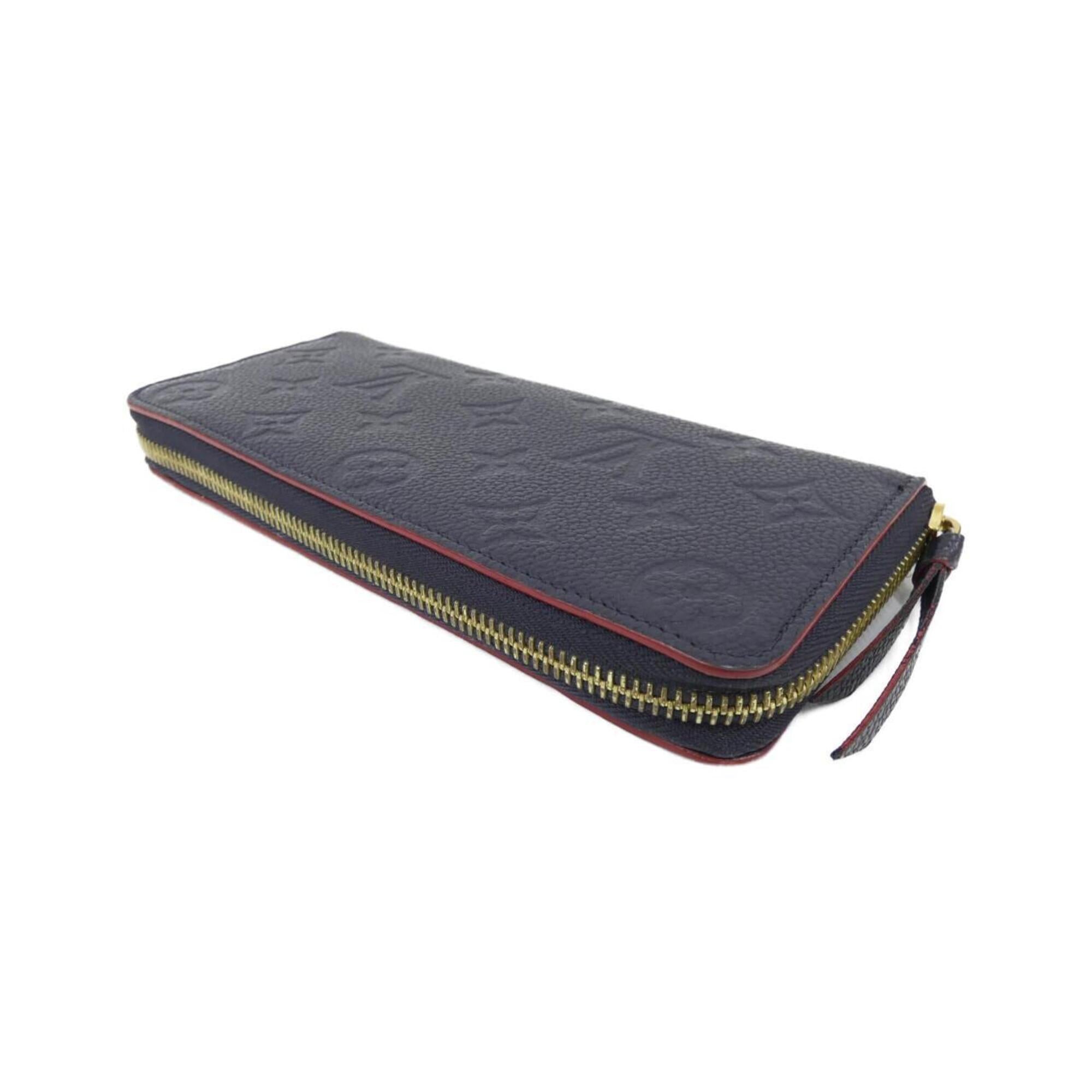 Louis Vuitton Marine Rouge Leather Long Wallet (Bi-Fold) (Pre-Owned)