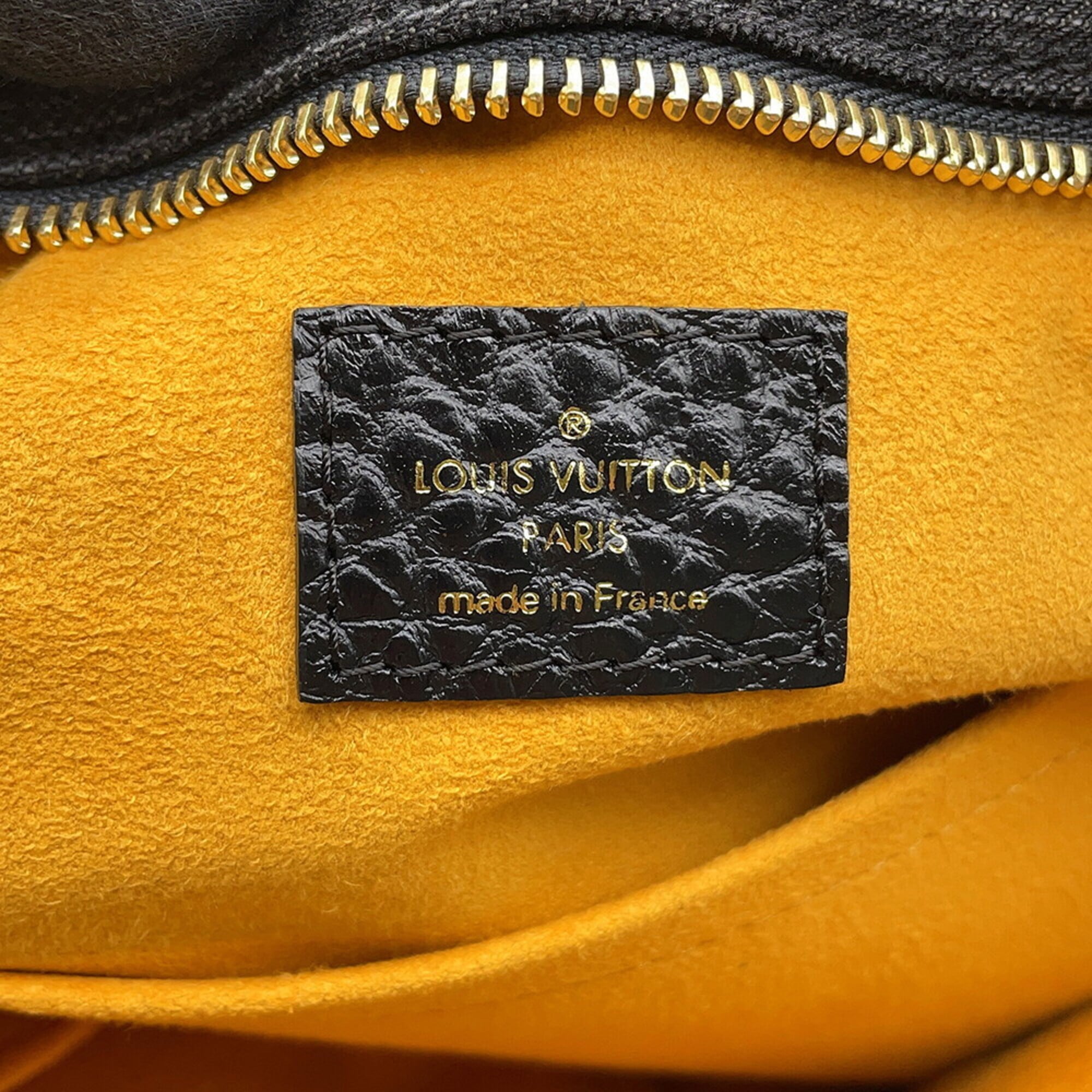 Louis Vuitton Monogram Denim Black Noir Monogram Denim Handbag Shoulder Bag (Pre-Owned)