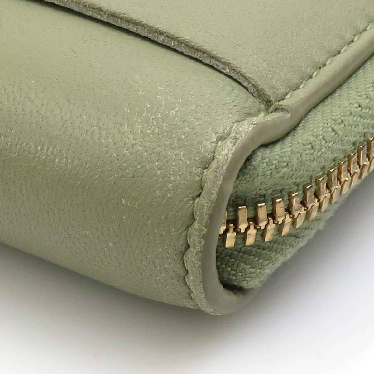 Bottega Veneta Green Leather Wallet (Bi-Fold) (Pre-Owned)