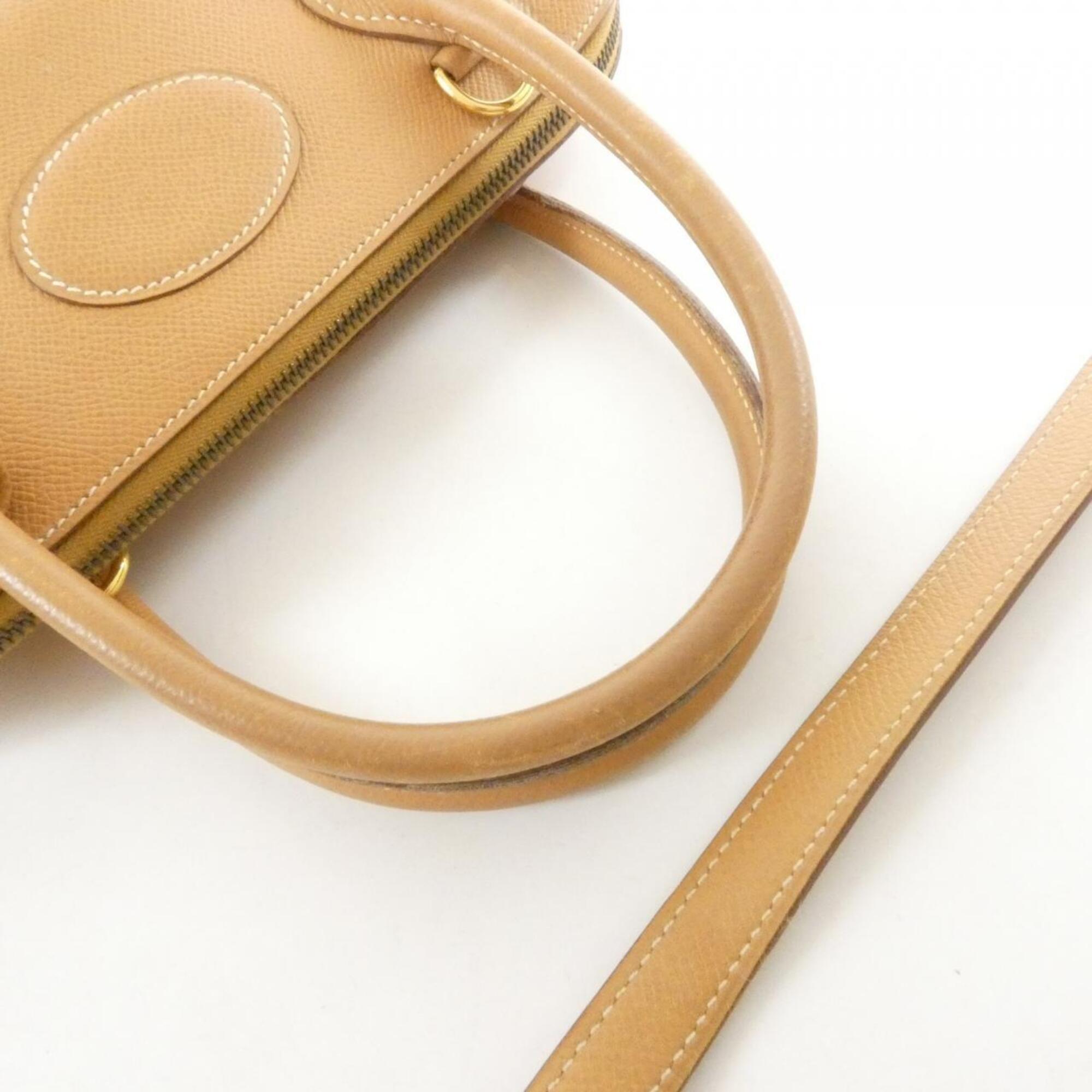 Hermes Natural Courchevel Leather Handbag (Pre-Owned)