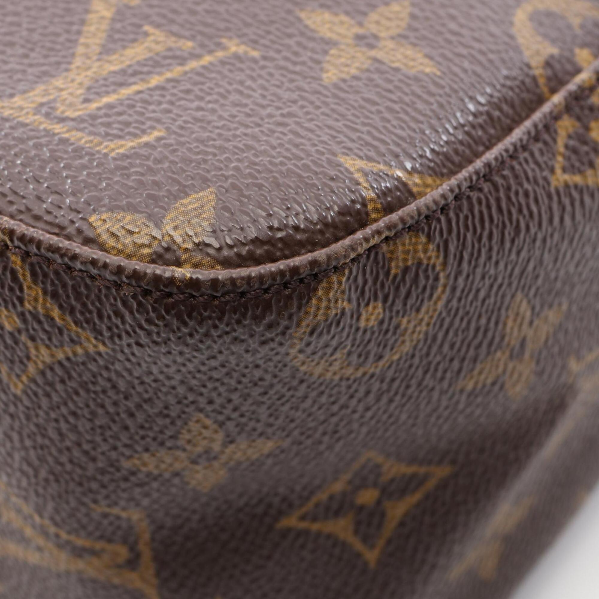 Louis Vuitton Brown Monogram Monogram Leather Handbag Shoulder Bag (Pre-Owned)