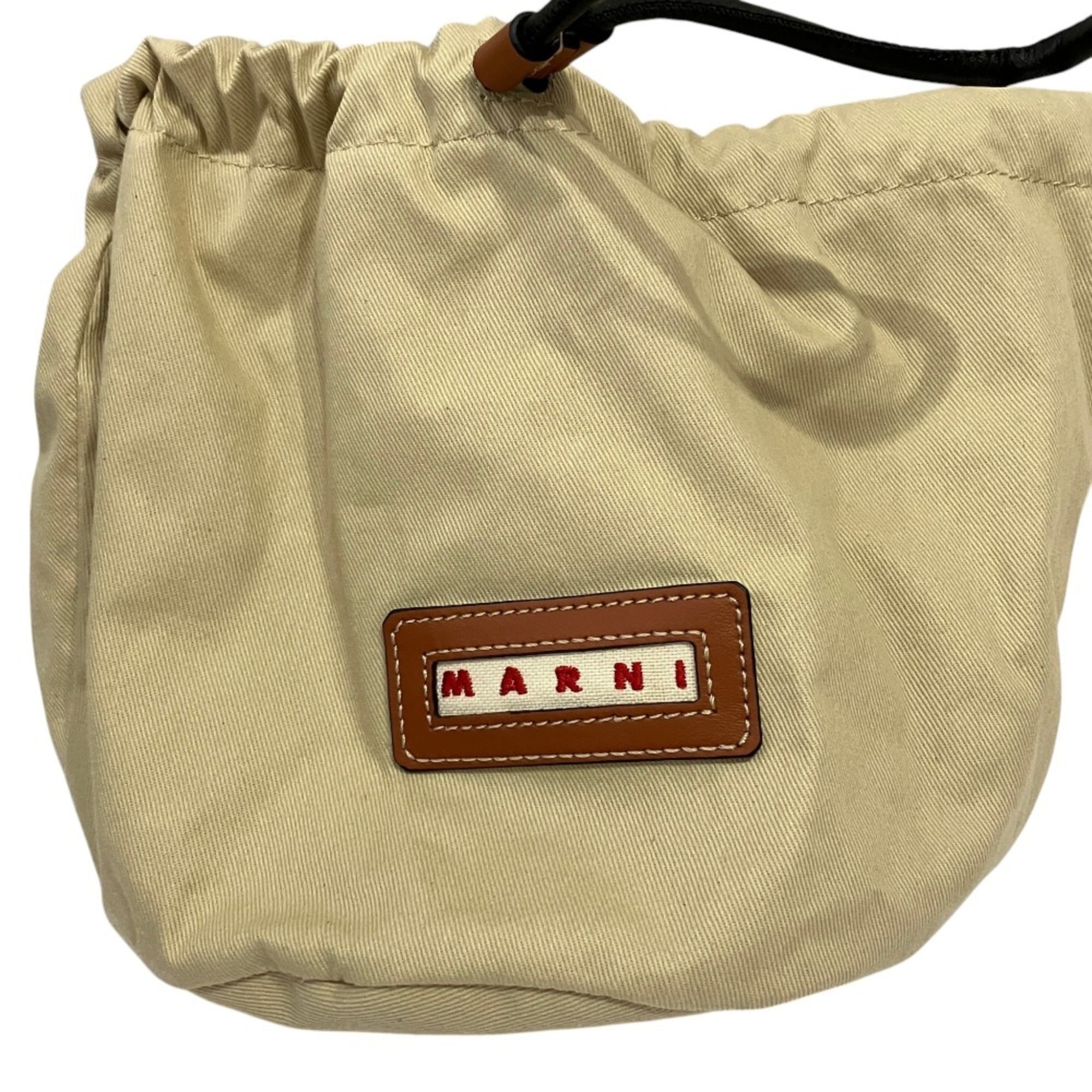 Marni Brown Handbag Shoulder Bag (Pre-Owned)