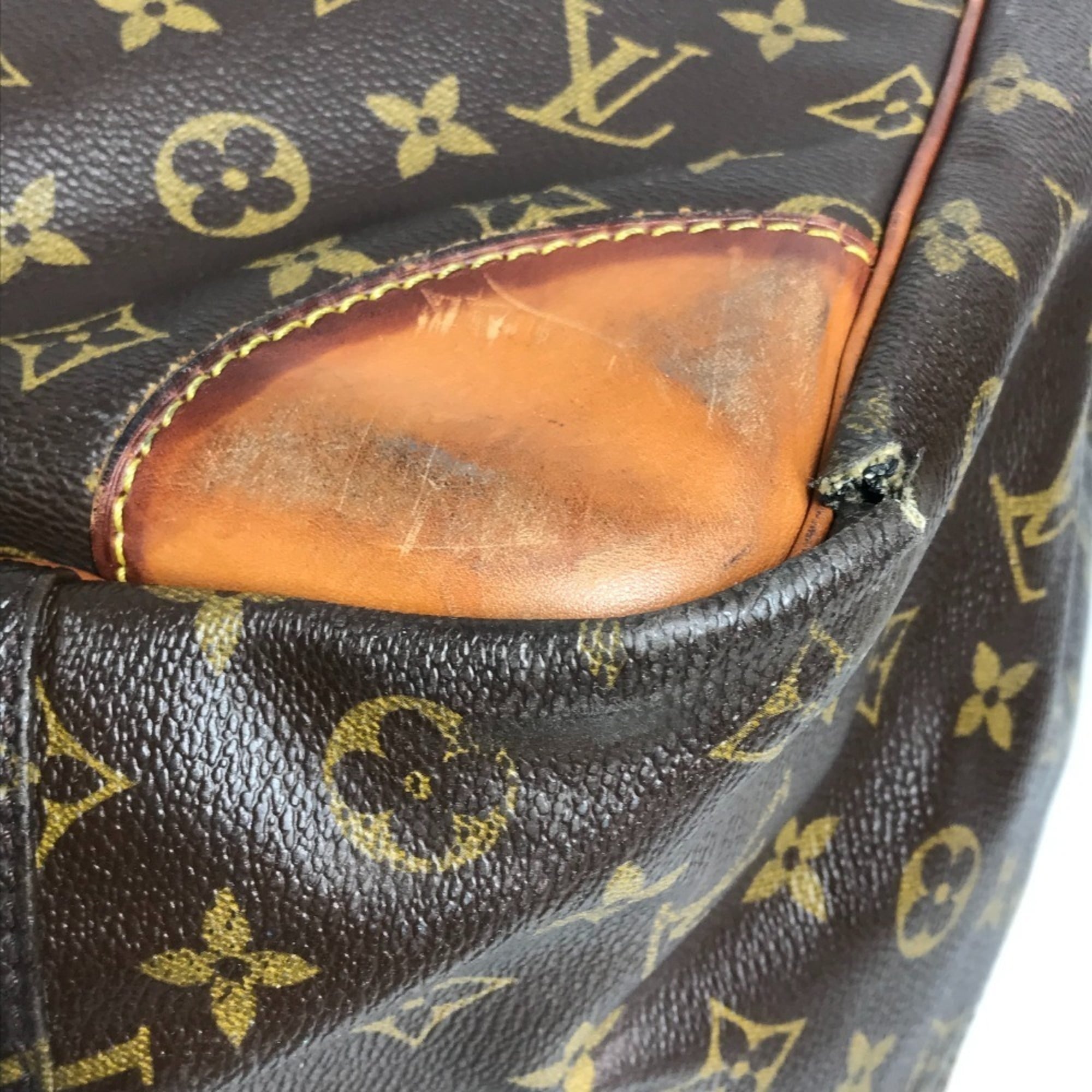 Louis Vuitton Brown Monogram Canvas Boston Bag Handbag (Pre-Owned)