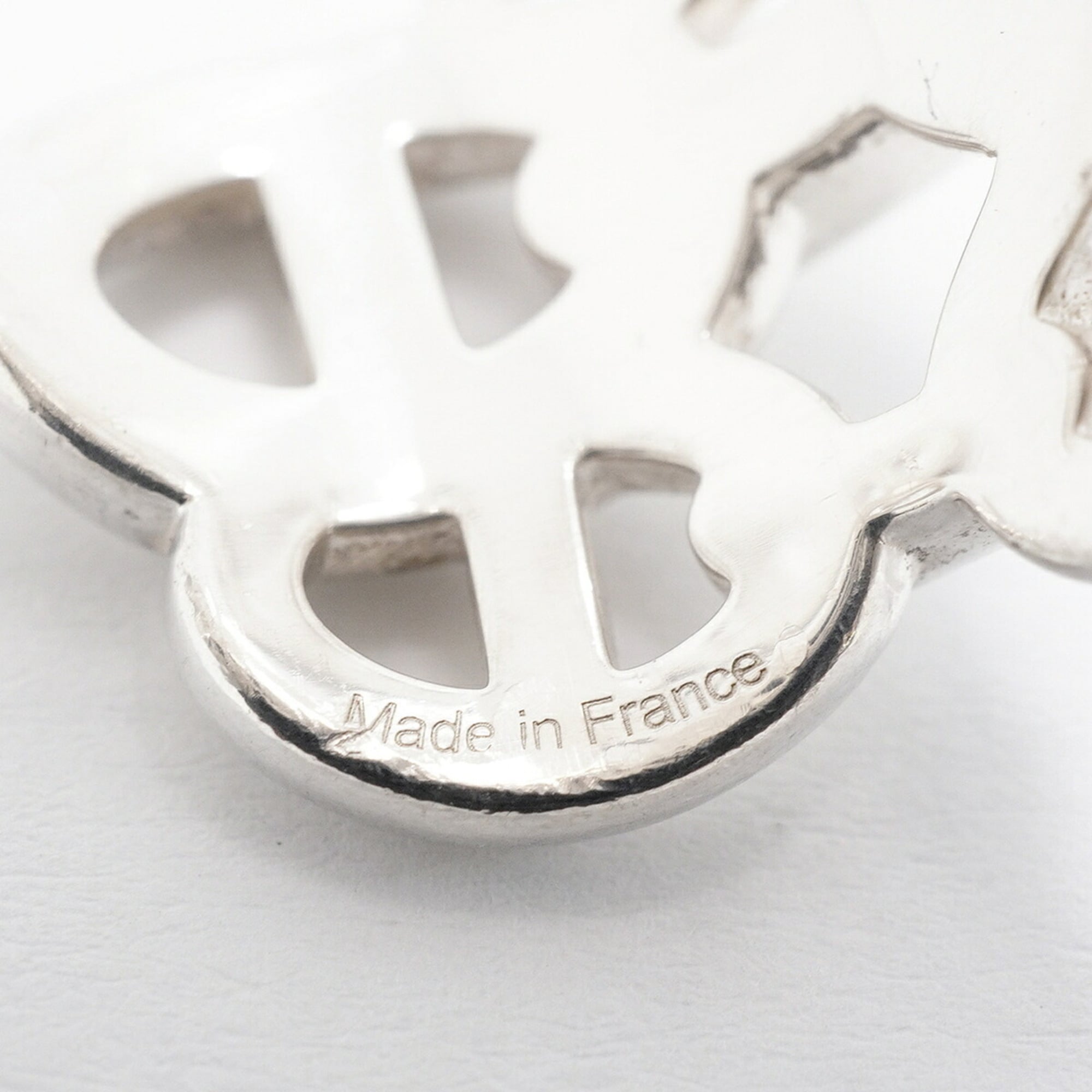 Hermes Silver 925 Band Ring (Pre-Owned)