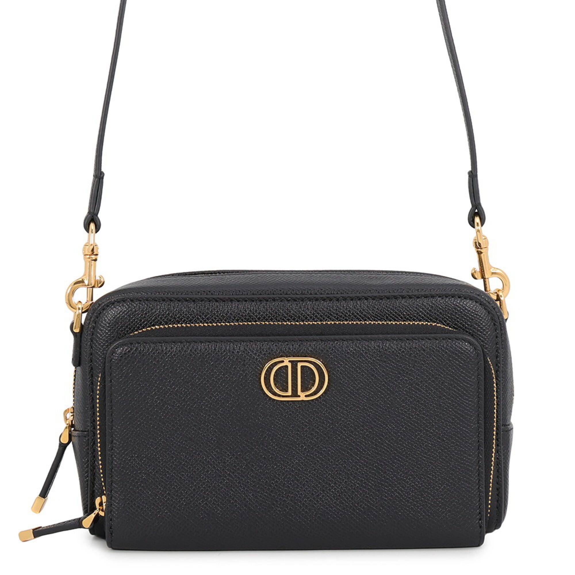 Christian Dior Black Leather Shoulder Bag (Pre-Owned)