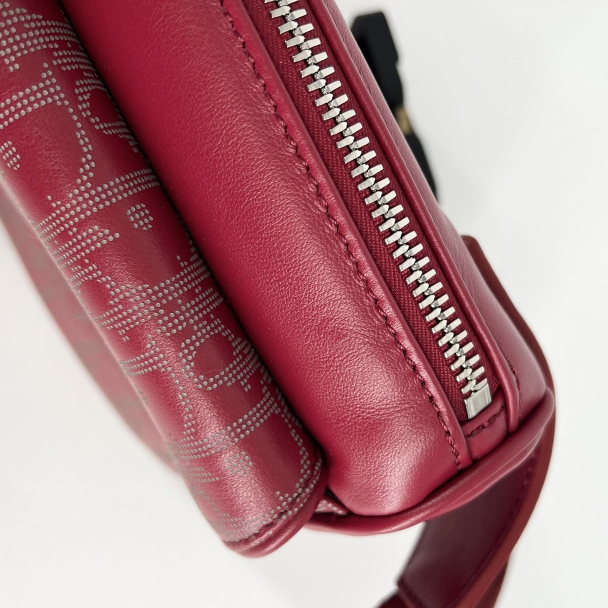 Christian Dior Red Color Leather Sling Bag (Pre-Owned)