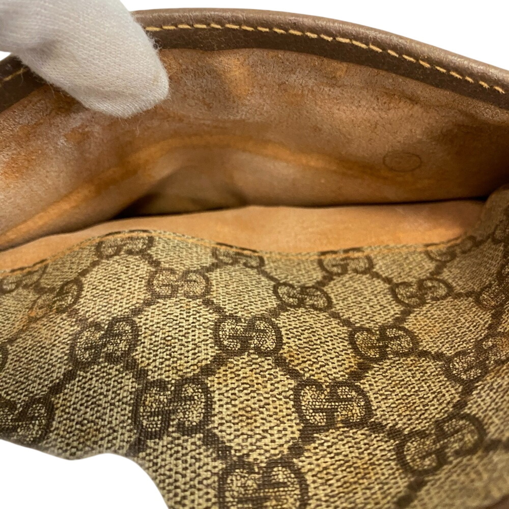 Gucci Brown Pvc Pochette Shoulder Bag (Pre-Owned)