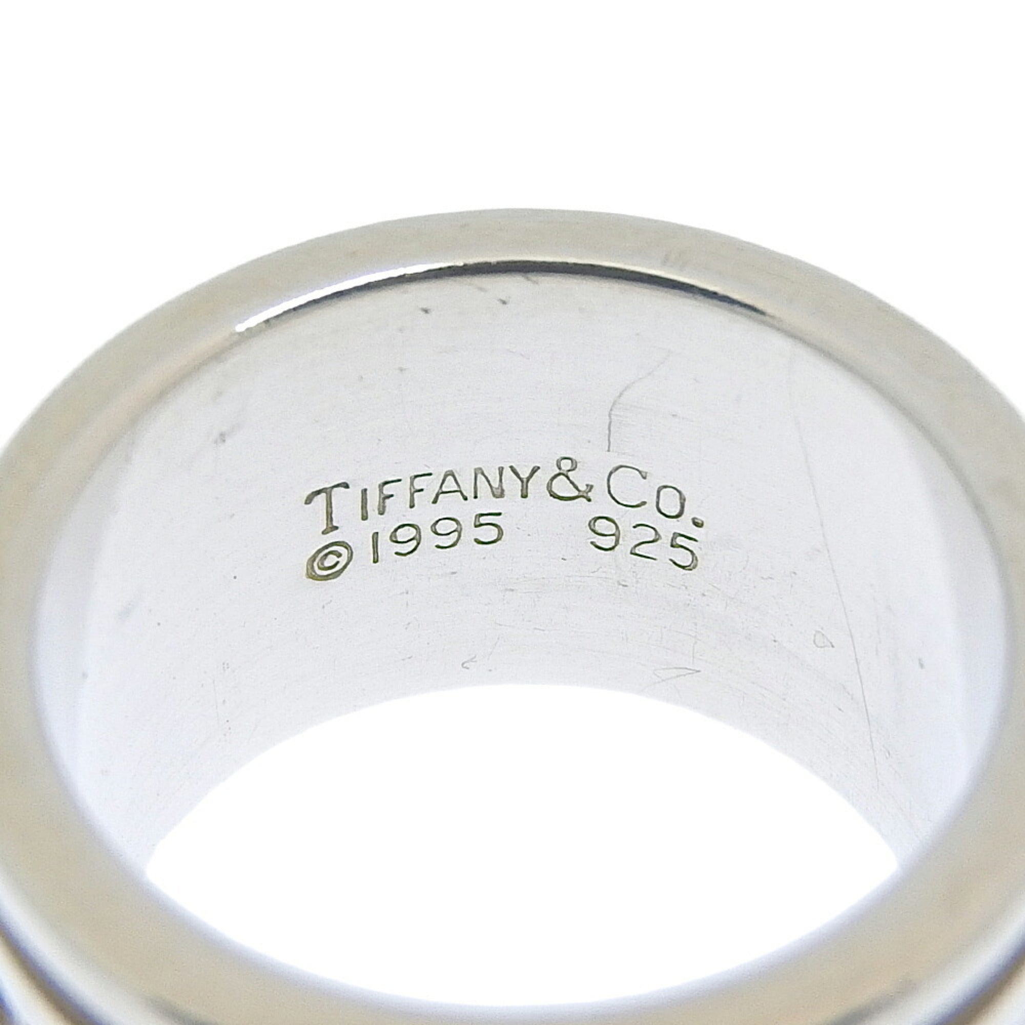 Tiffany Silver Silver 925 Band Ring (Pre-Owned)