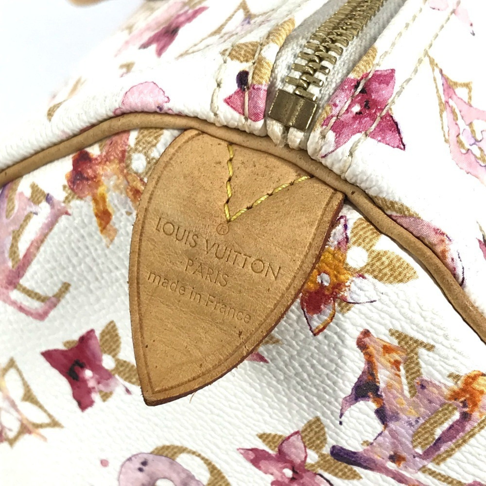Louis Vuitton Monogram Watercolor Pink White Boston Bag Handbag (Pre-Owned)