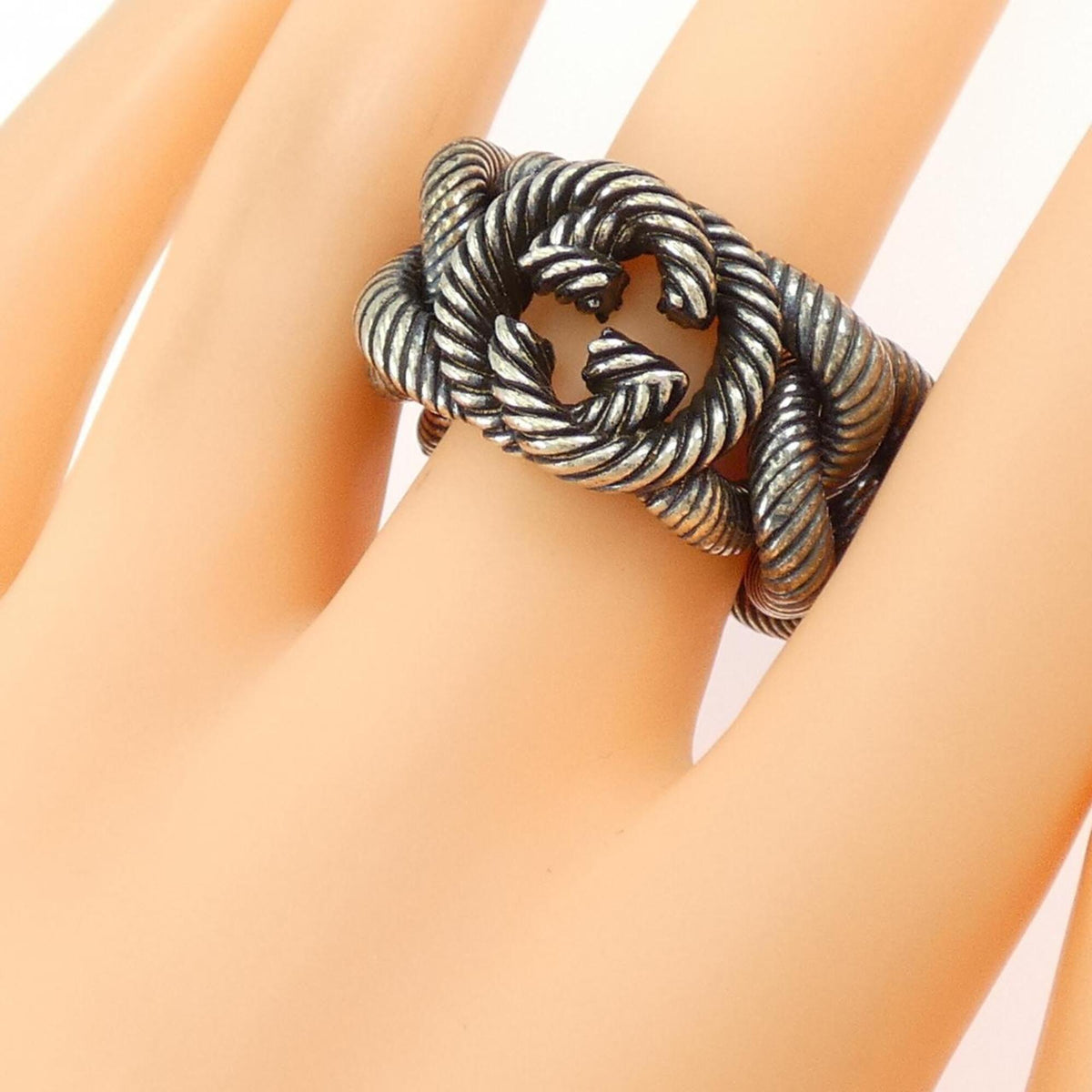 Gucci Silver 925 Band Ring (Pre-Owned)