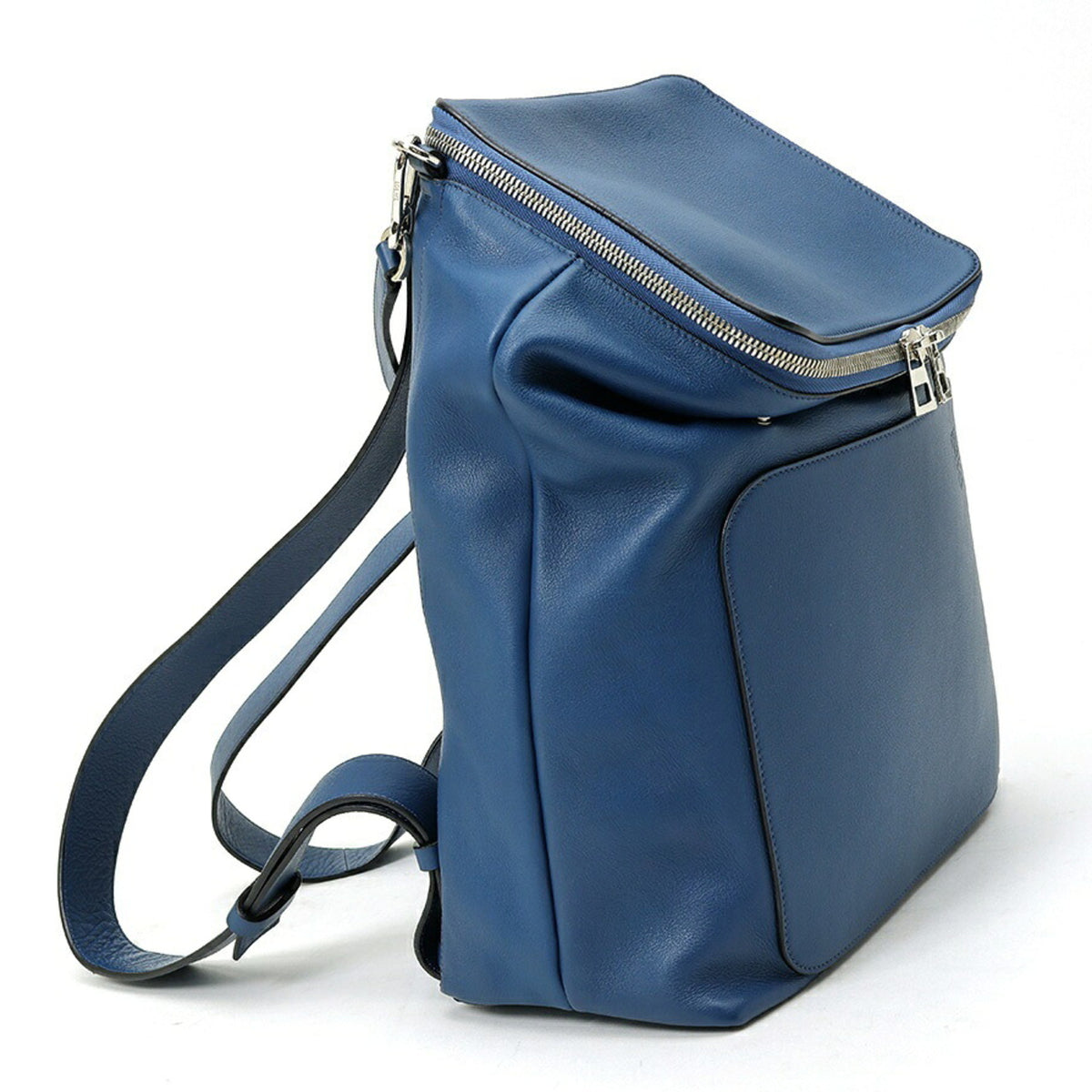 Loewe Blue Leather Backpack (Pre-Owned)
