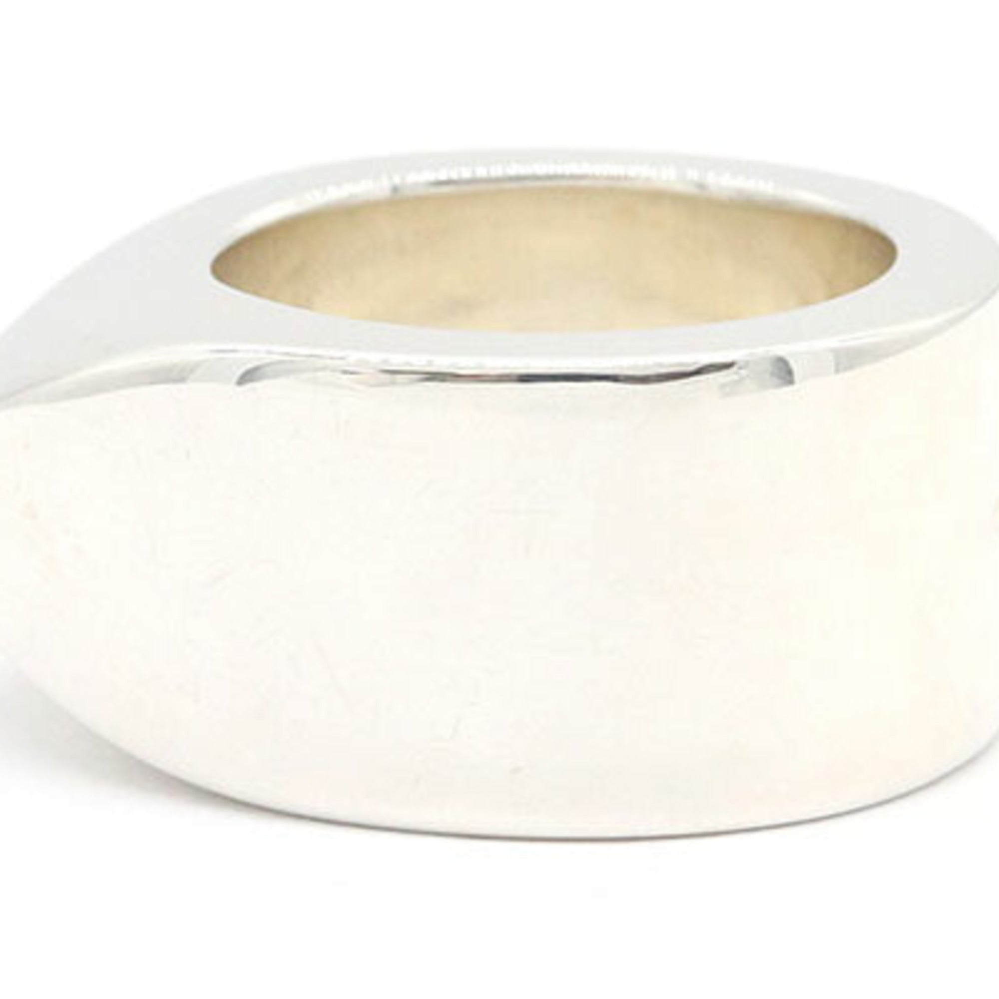 Hermes Medor Sterling Silver 925 Band Ring (Pre-Owned)