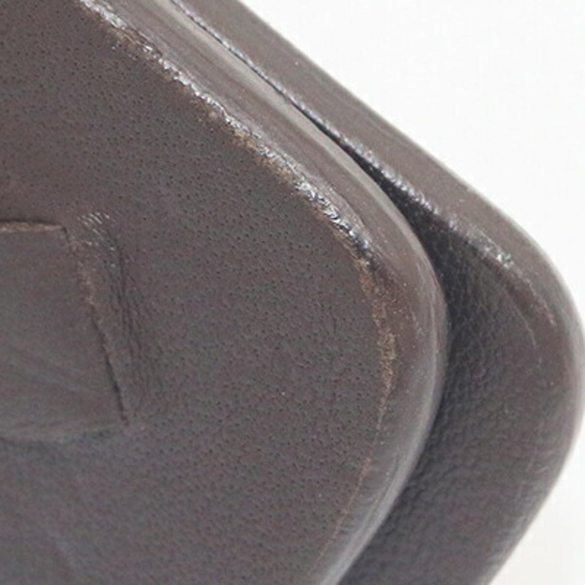 Bottega Veneta Intrecciato Dark Brown Leather Money Clip (Pre-Owned)