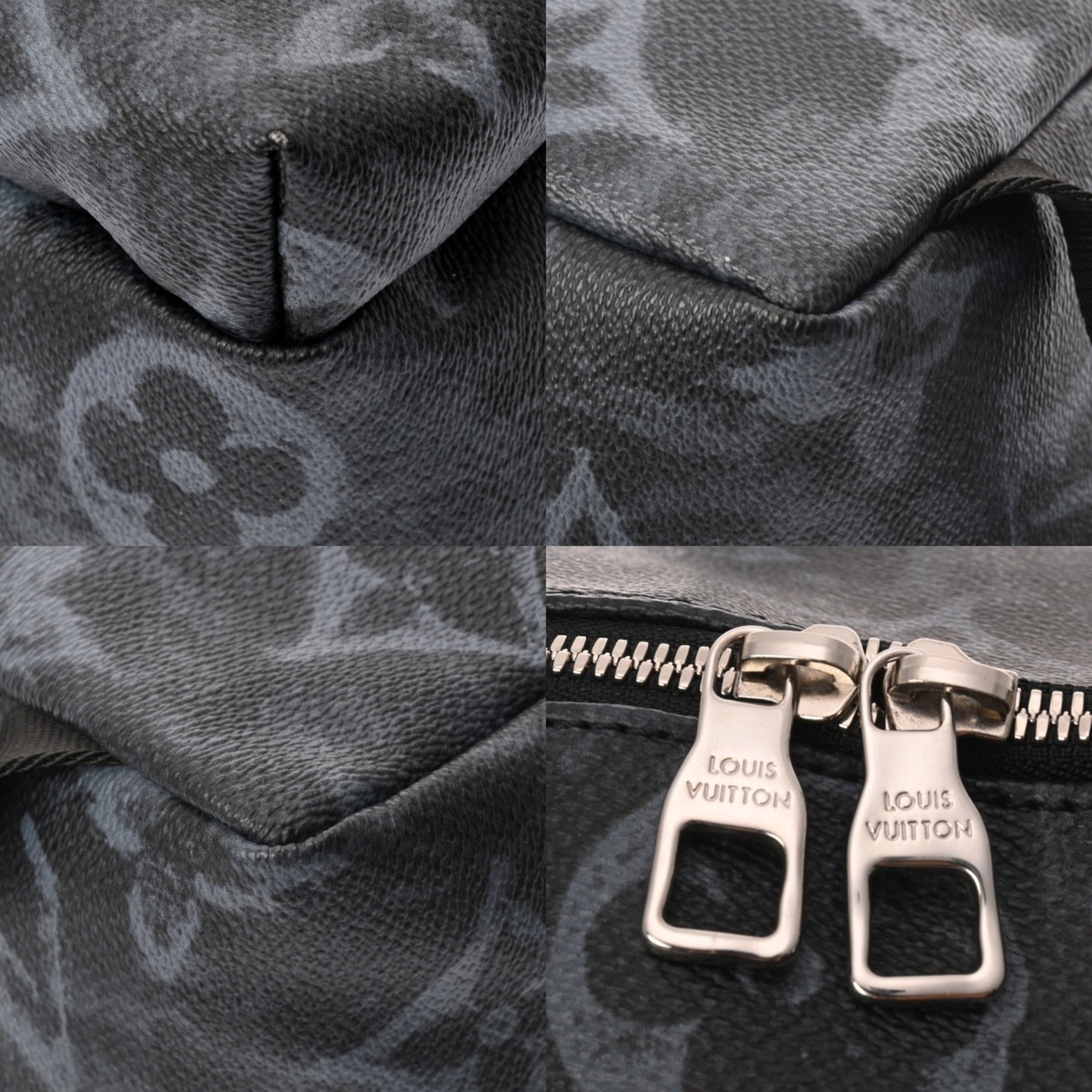 Louis Vuitton Noir Monogram Backpack (Pre-Owned)