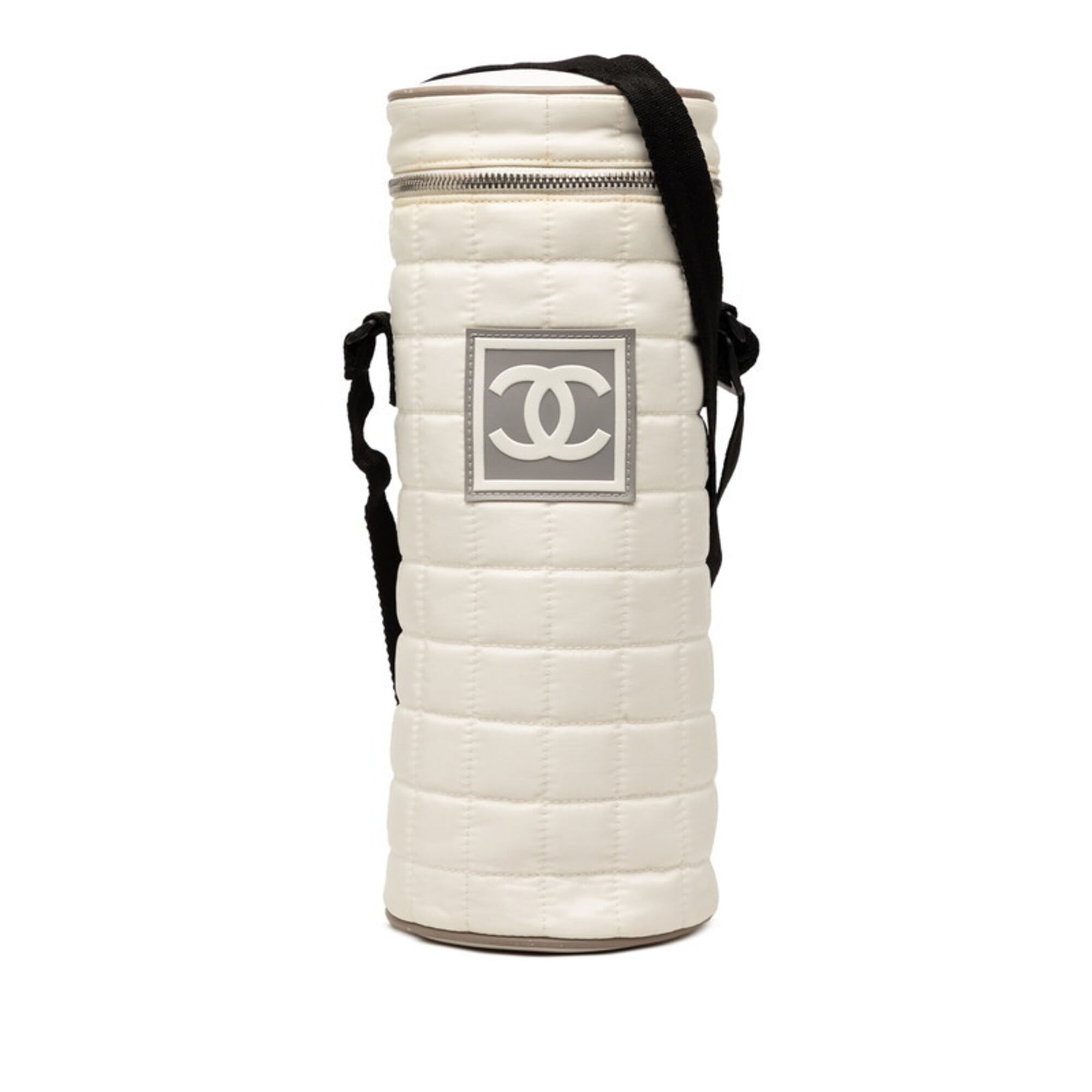 Chanel Sport White Nylon Shoulder Bag Sports Bag (Pre-Owned)