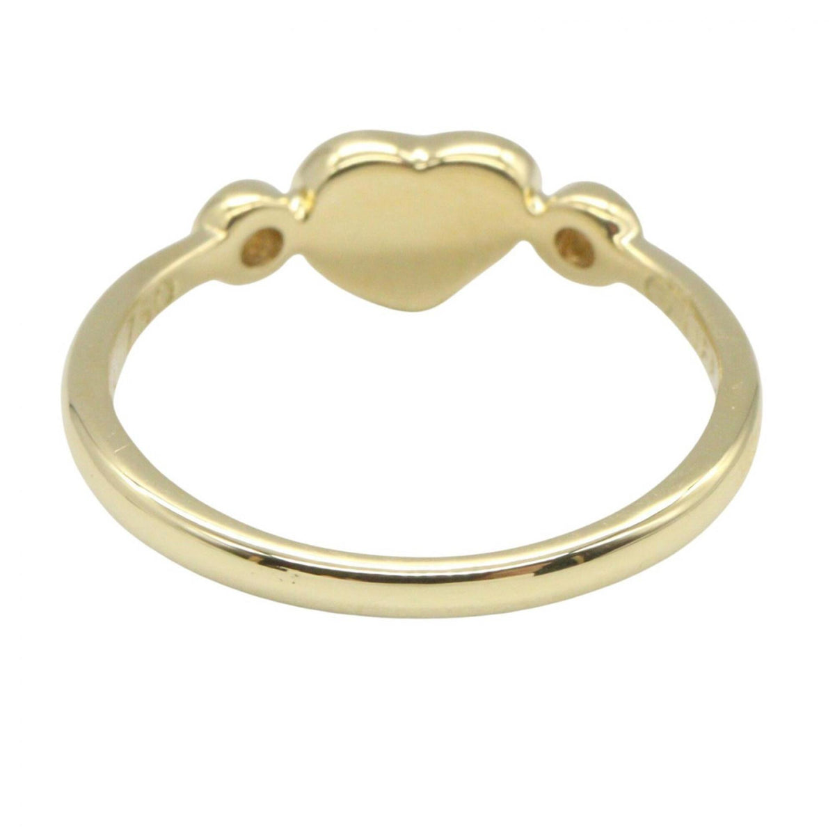 Tiffany Gold Clear Yellow Gold (18K) Band Ring (Pre-Owned)