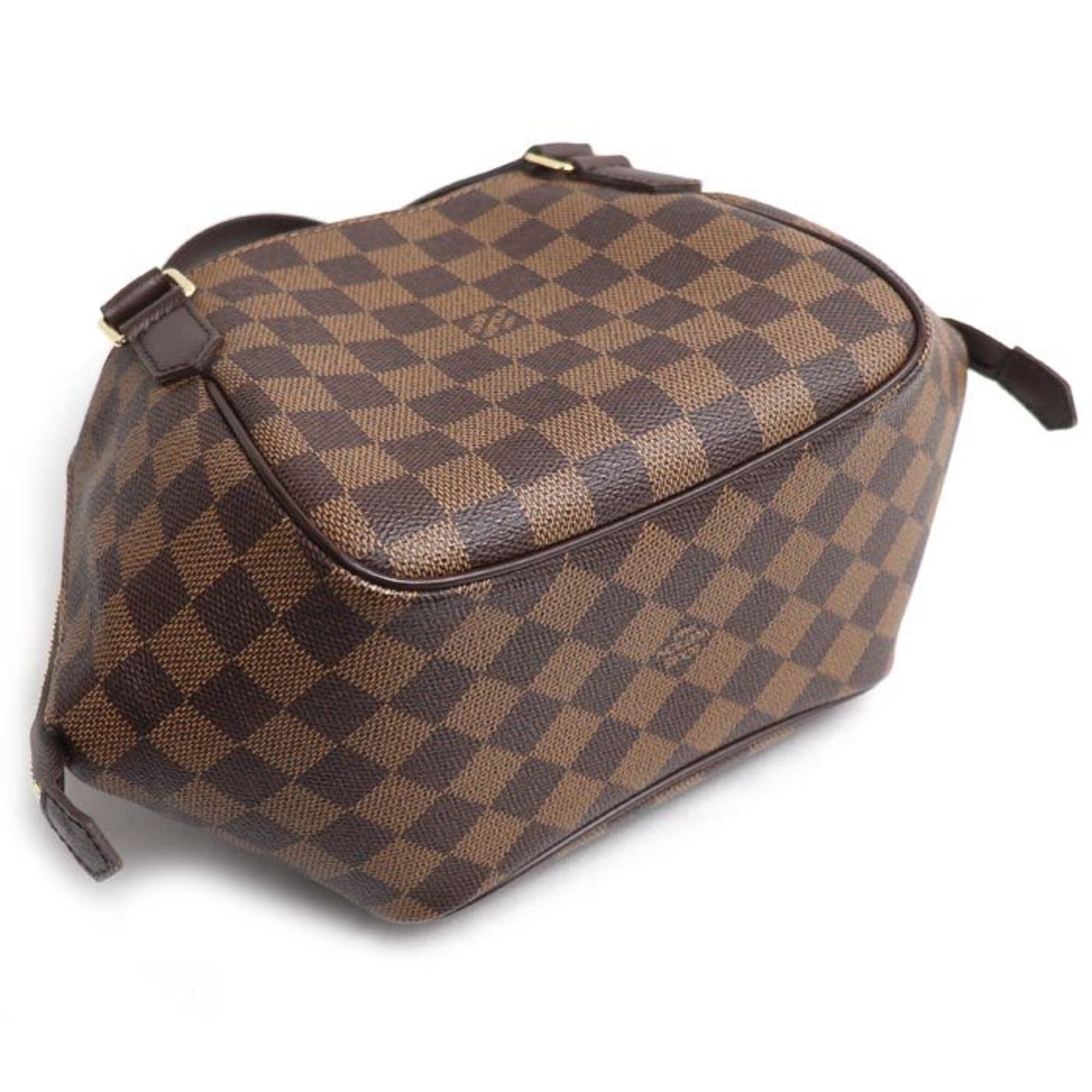 Louis Vuitton Gold Damier Canvas Handbag (Pre-Owned)