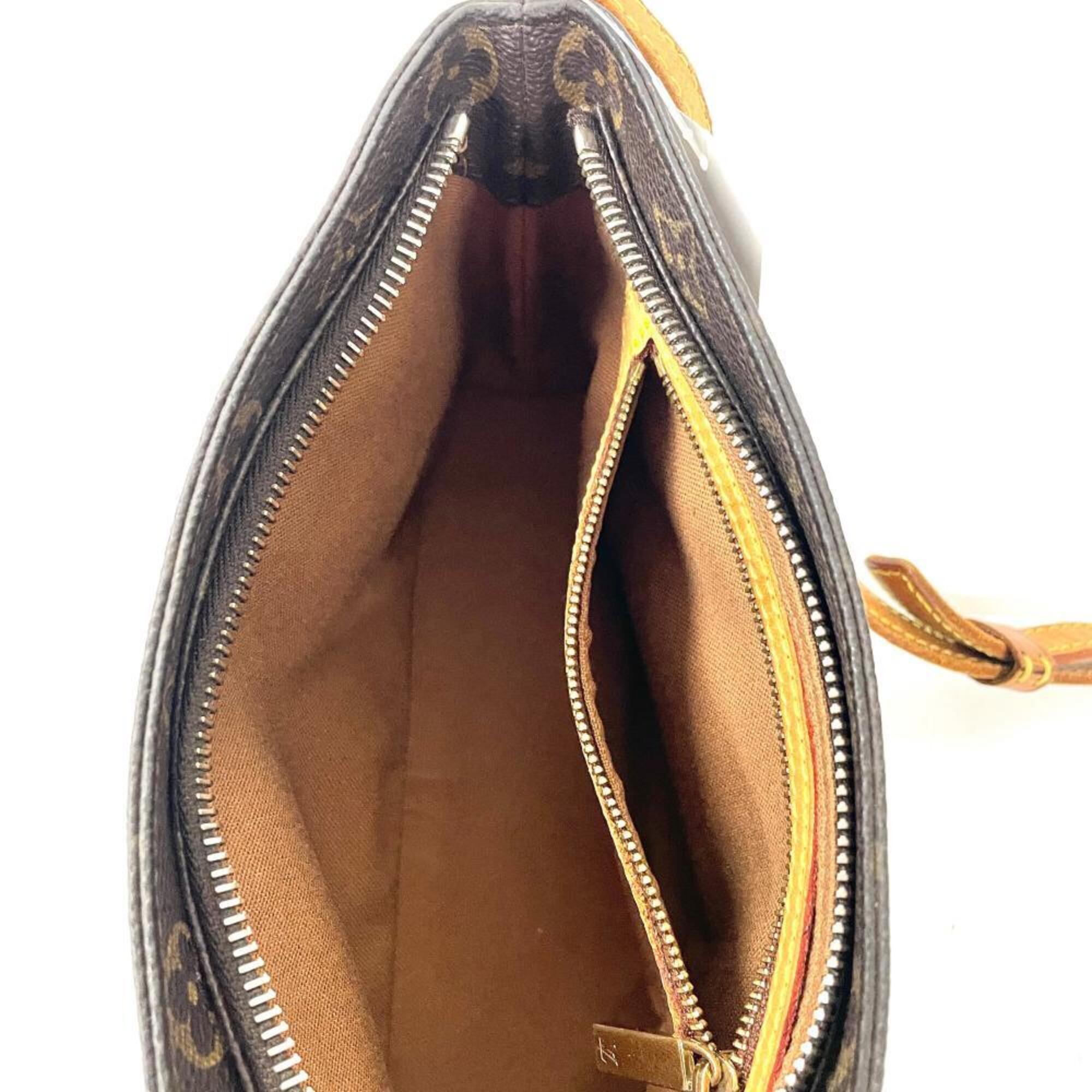 Louis Vuitton Brown Monogram Canvas Shoulder Bag (Pre-Owned)
