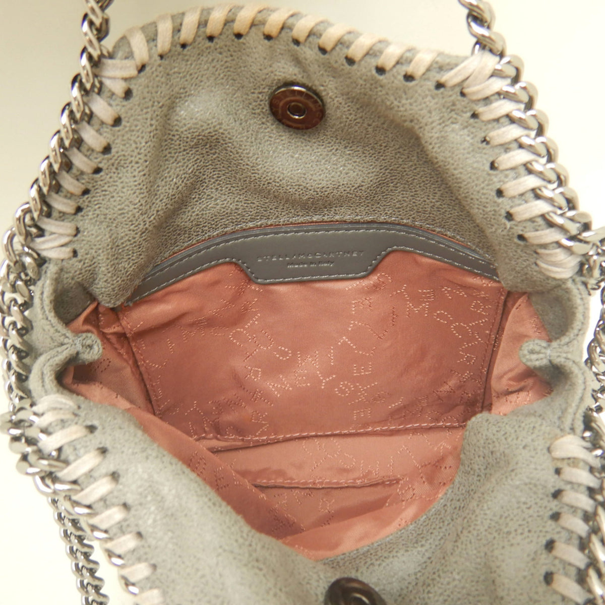 Stella Mccartney Gray Polyester Tote Bag (Pre-Owned)