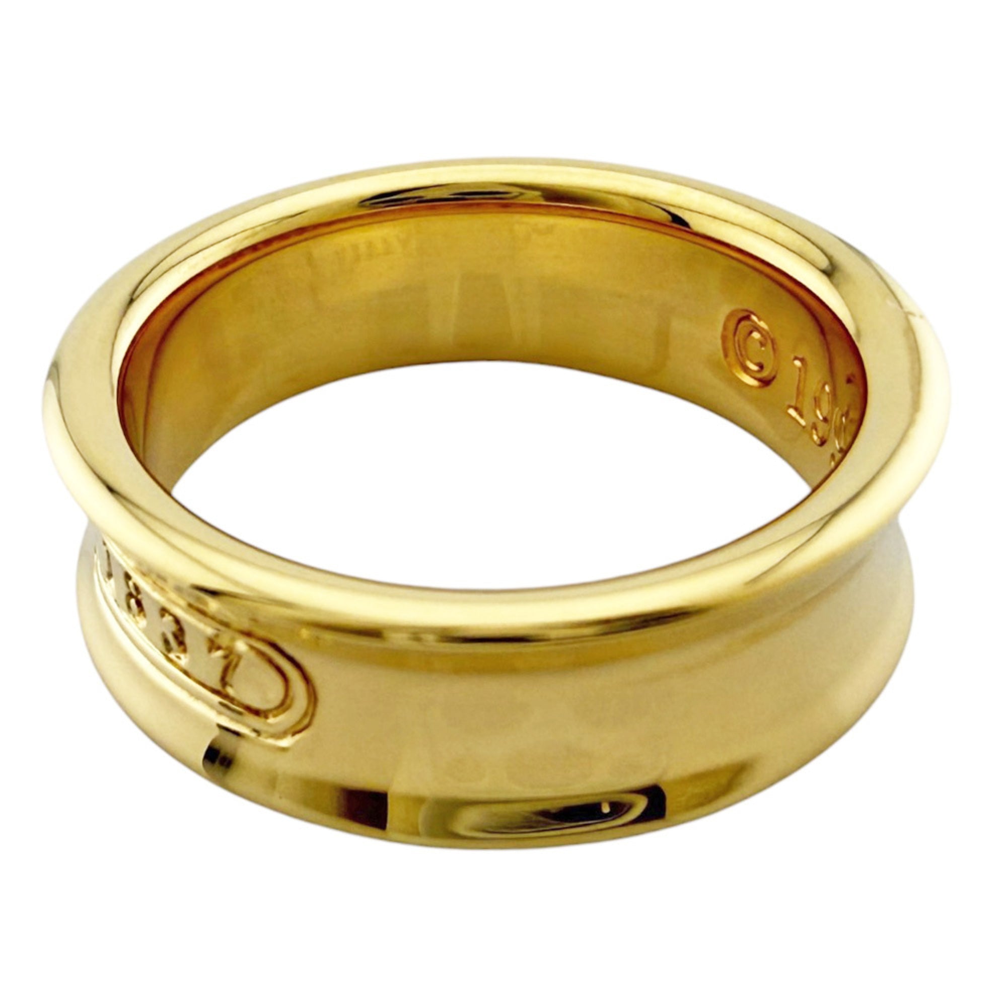 Tiffany Gold Yellow Gold (18K) Band Ring (Pre-Owned)
