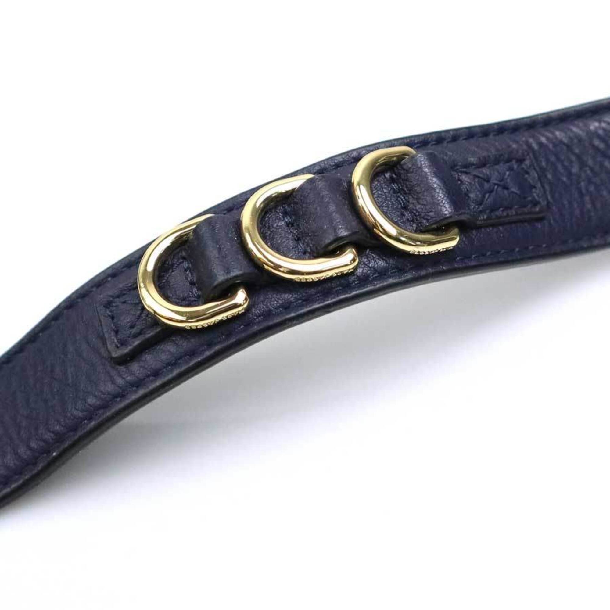 Marc Jacobs Navy Leather Handbag (Pre-Owned)
