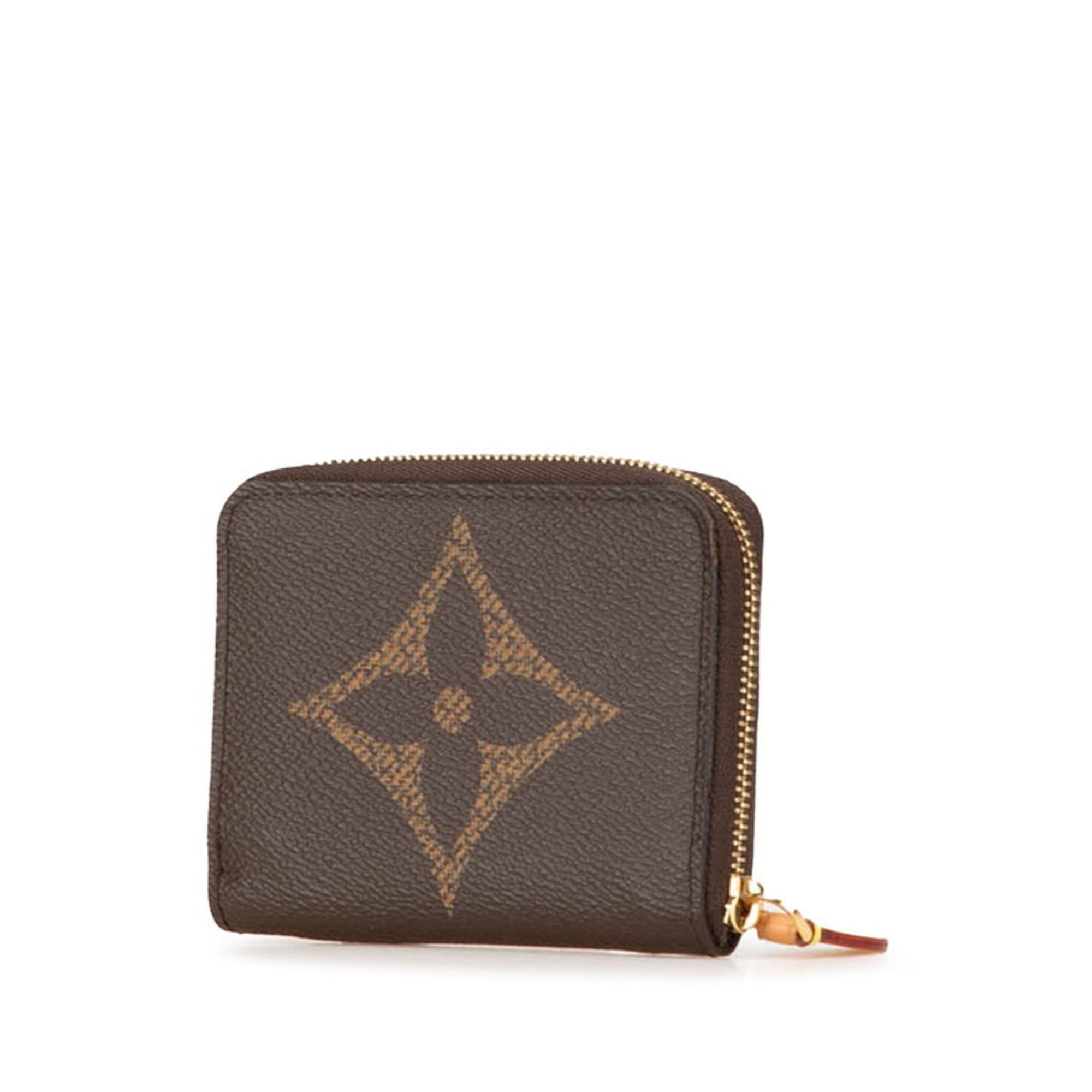 Louis Vuitton Brown Pvc Leather Coin Purse/Coin Case (Pre-Owned)