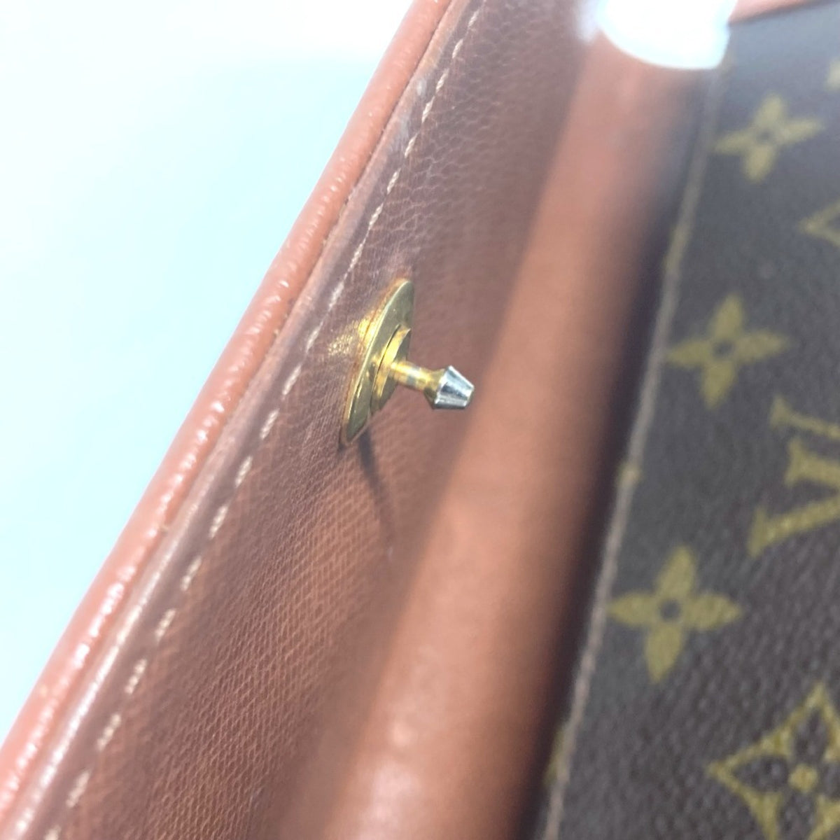 Louis Vuitton Brown Monogram Monogram Clutch Bag Pochette Pouch (Pre-Owned)