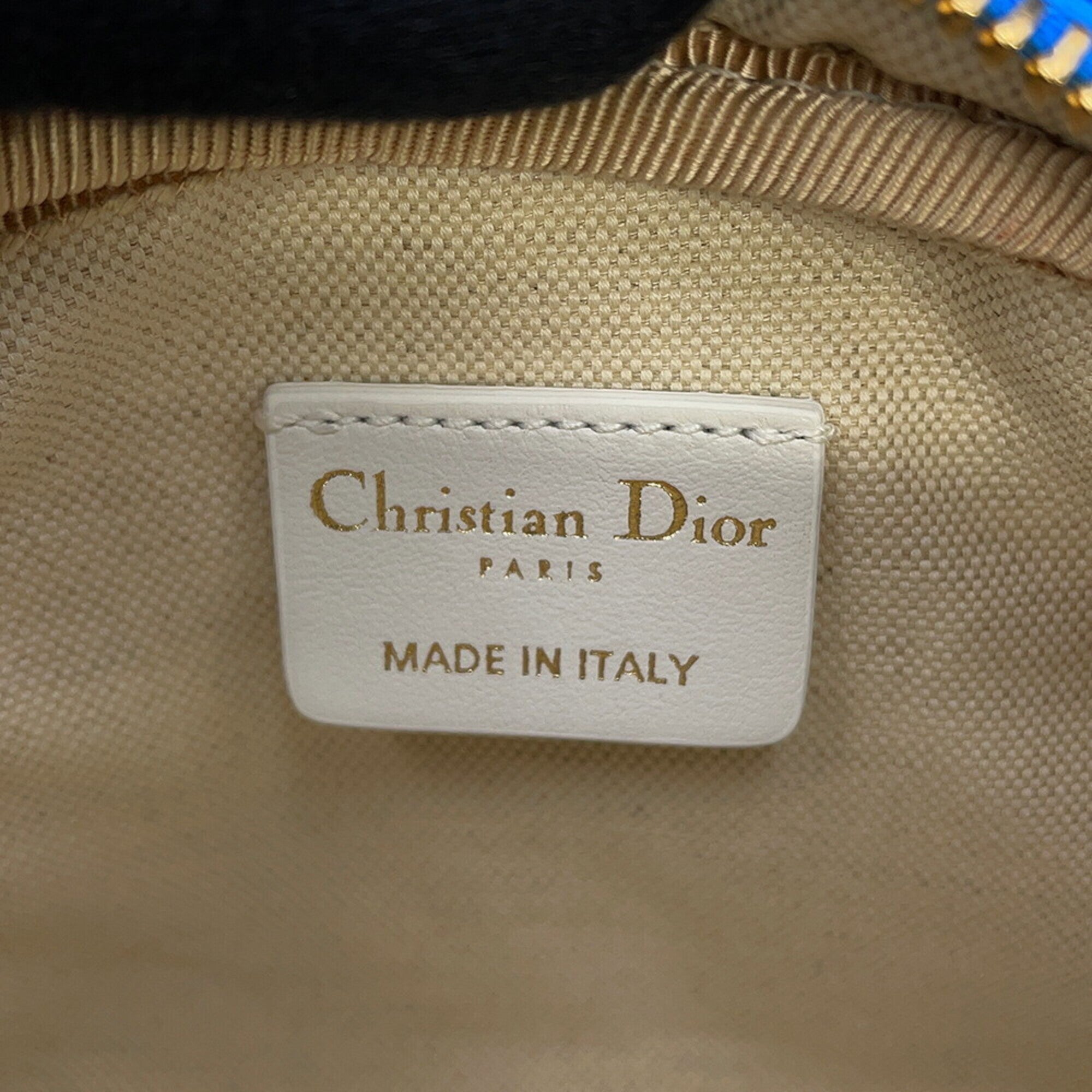 Christian Dior Blue Leather Handbag (Pre-Owned)
