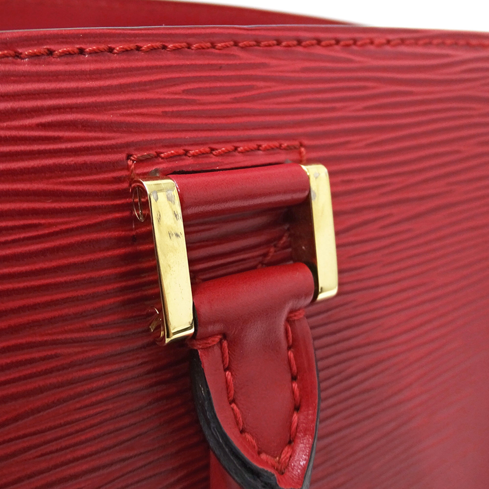 Louis Vuitton Castilian Red Epi Leather Handbag (Pre-Owned)