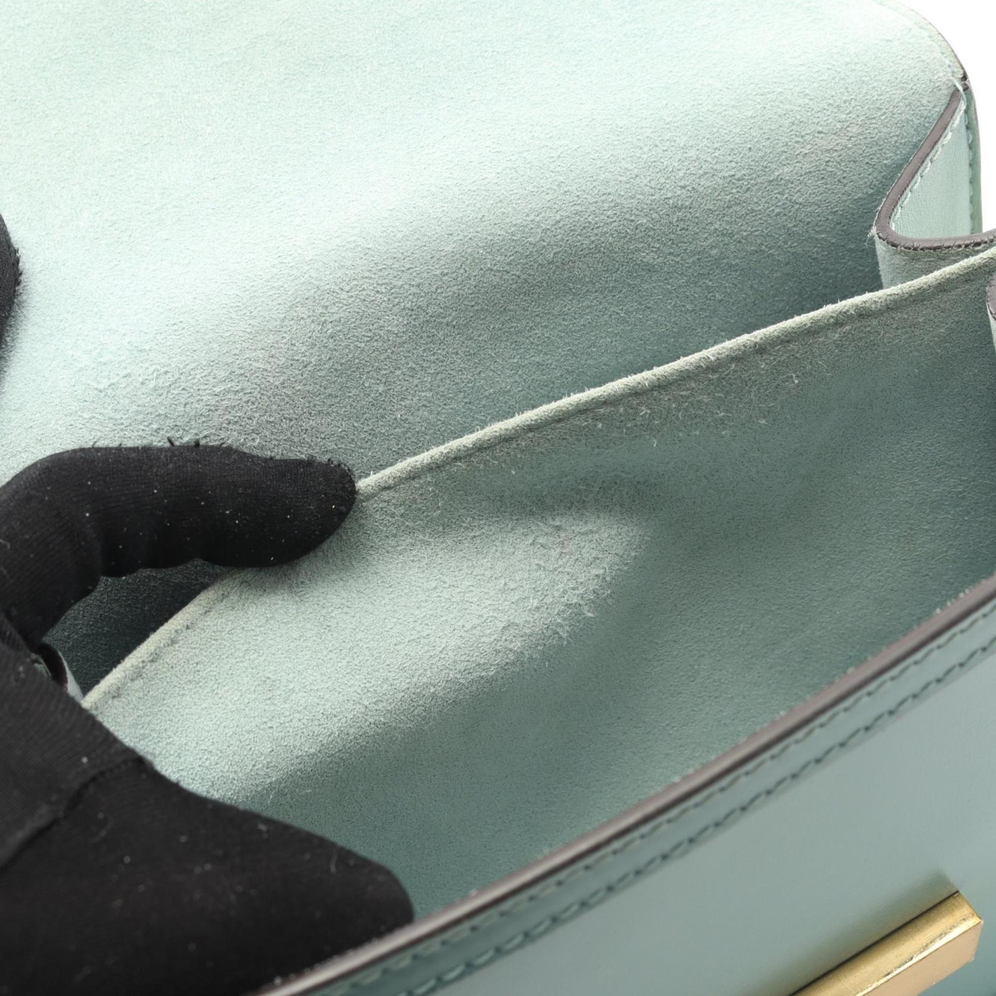Louis Vuitton Green Leather Shoulder Bag (Pre-Owned)