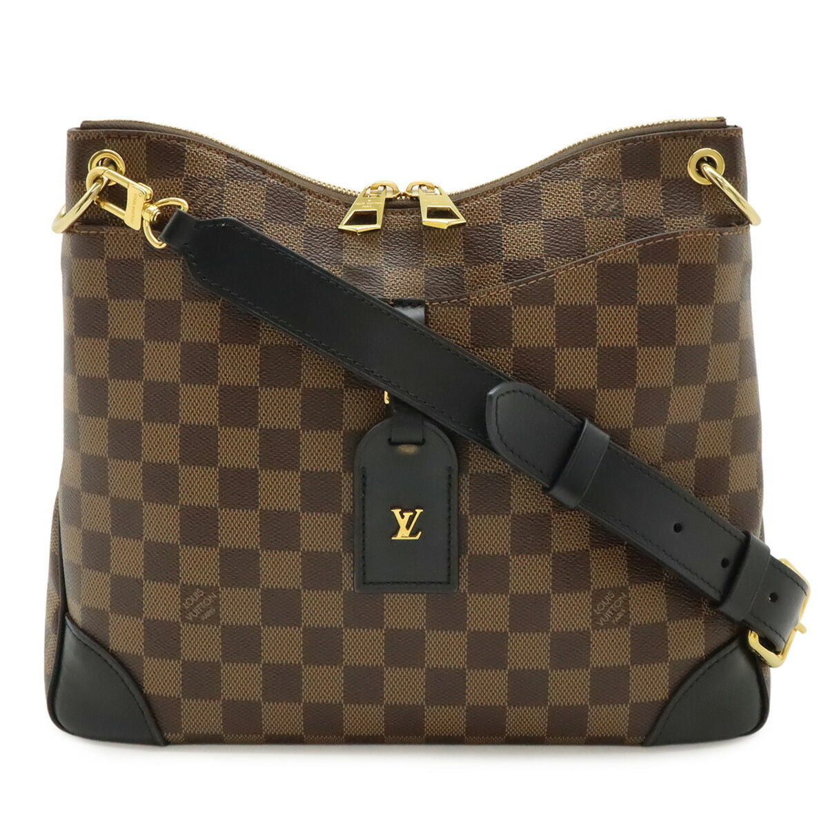 Louis Vuitton Brown Damier Canvas Monogram Monogram Shoulder Bag (Pre-Owned)