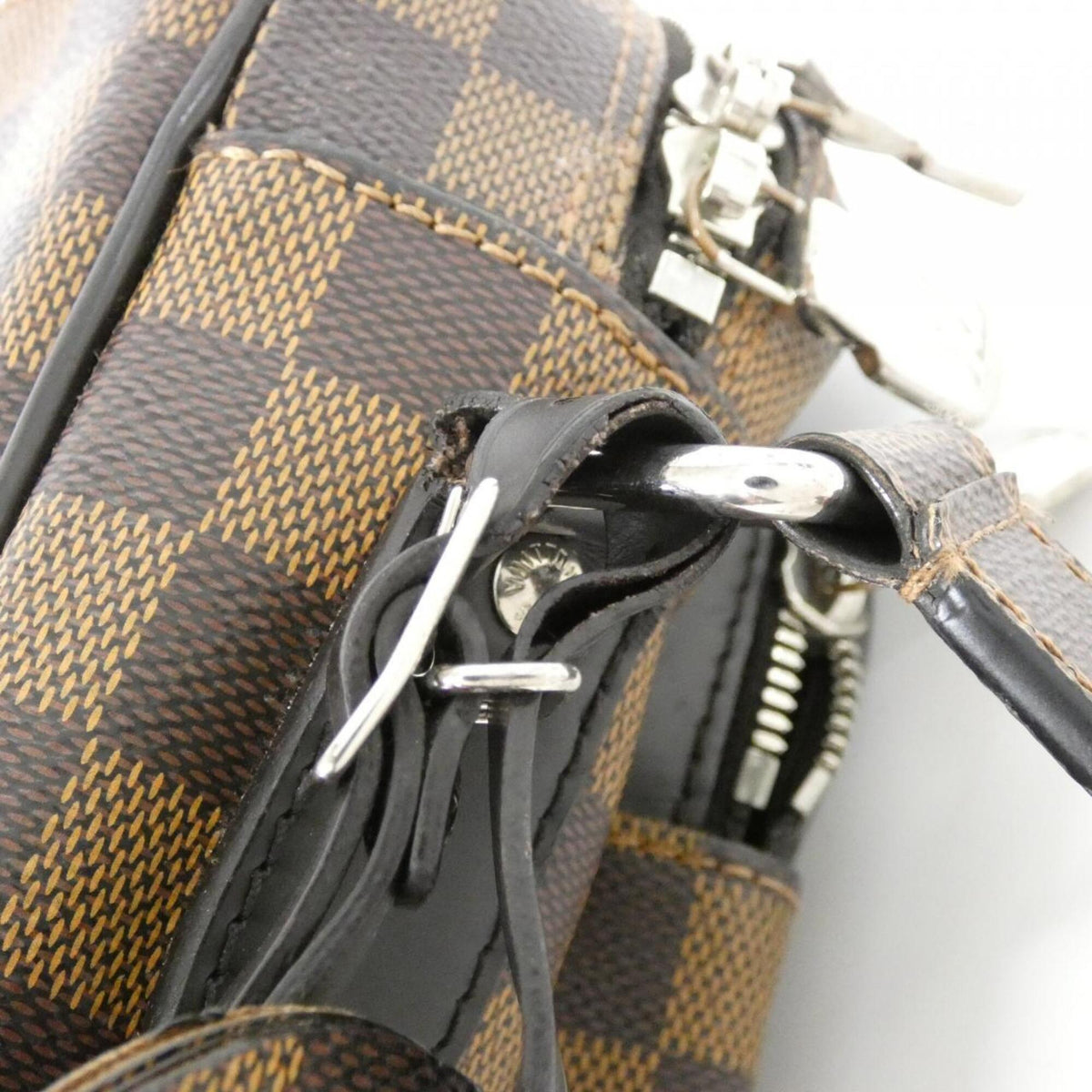 Louis Vuitton Ebene Coated Canvas Shoulder Bag (Pre-Owned)