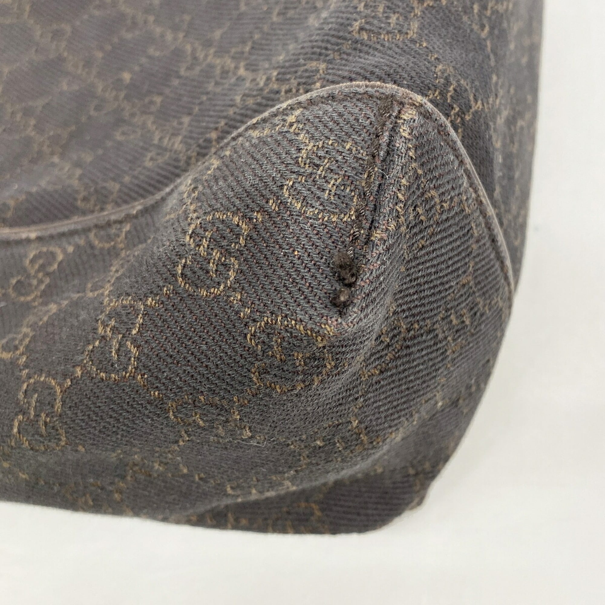Gucci Brown Denim Handbag (Pre-Owned)