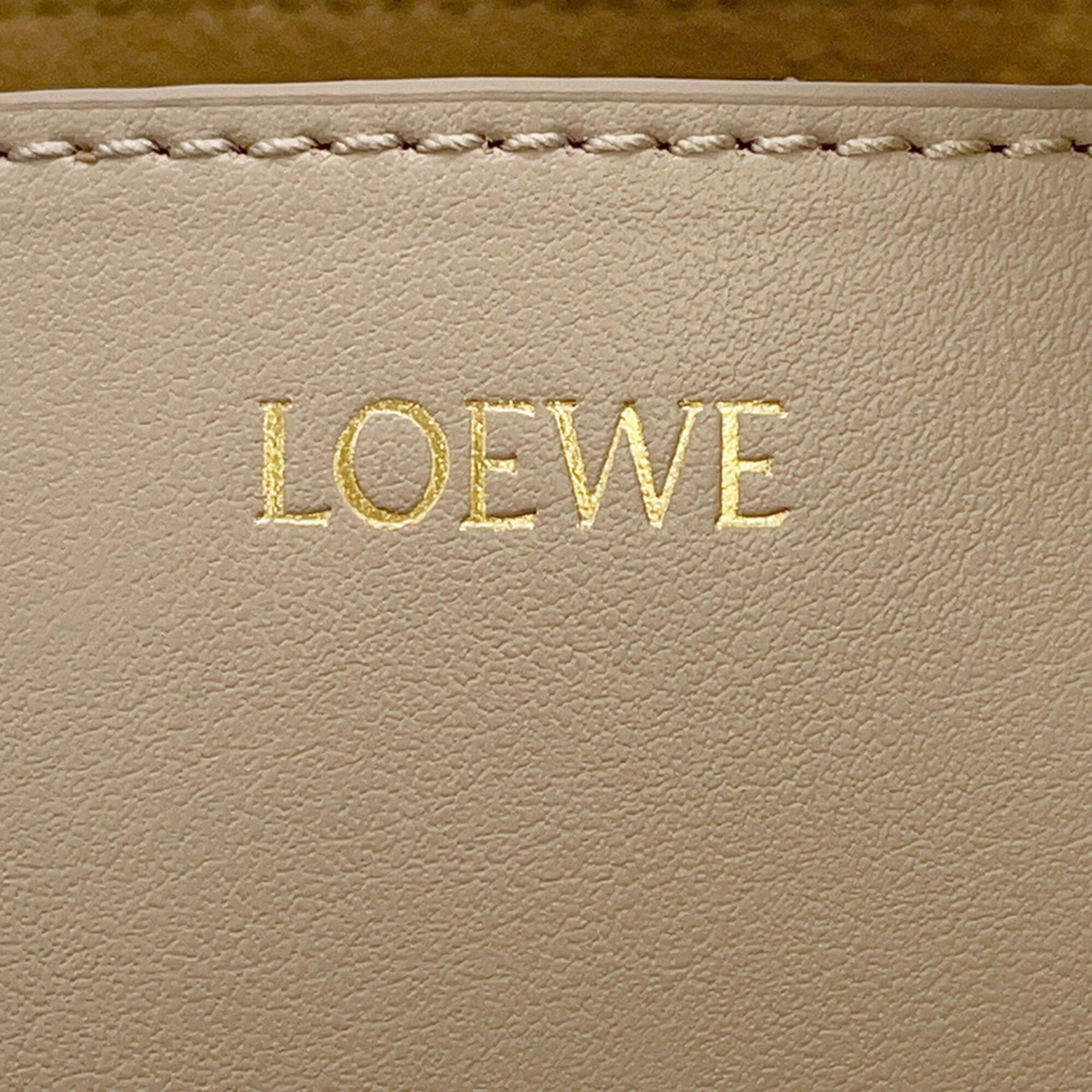 Loewe Sand Leather Handbag Tote Bag (Pre-Owned)