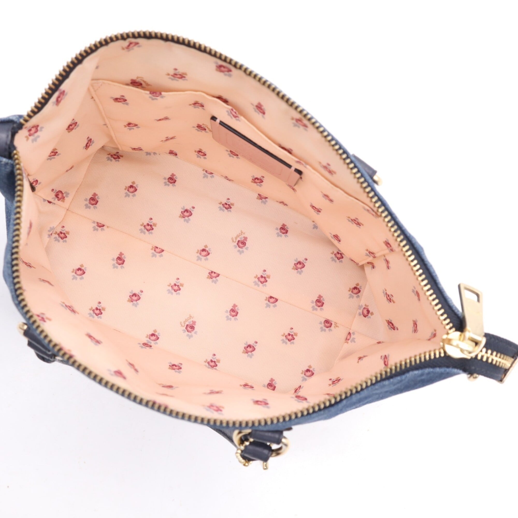 Coach Blue Denim Handbag (Pre-Owned)