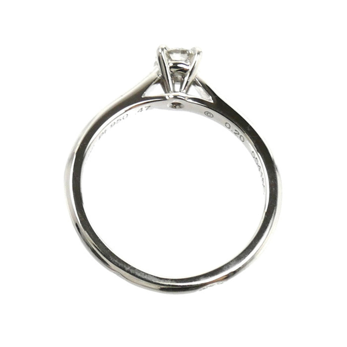 Cartier Platinum 950 Band Ring (Pre-Owned)