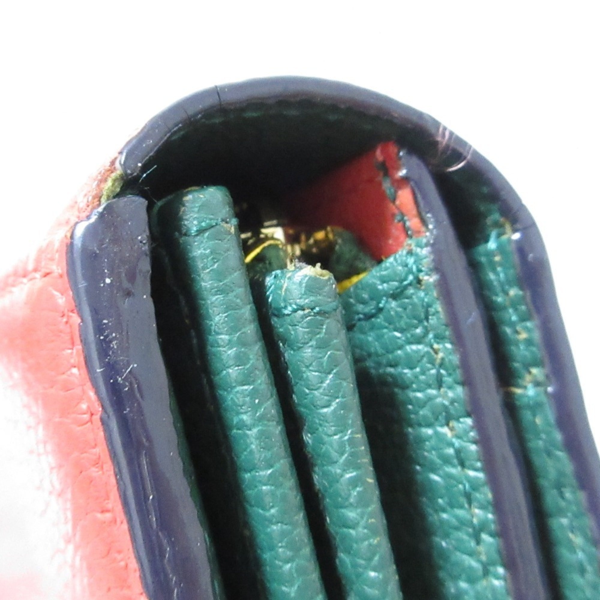 Paul Smith Red Color Leather Long Bill Wallet (Tri-Fold) (Pre-Owned)