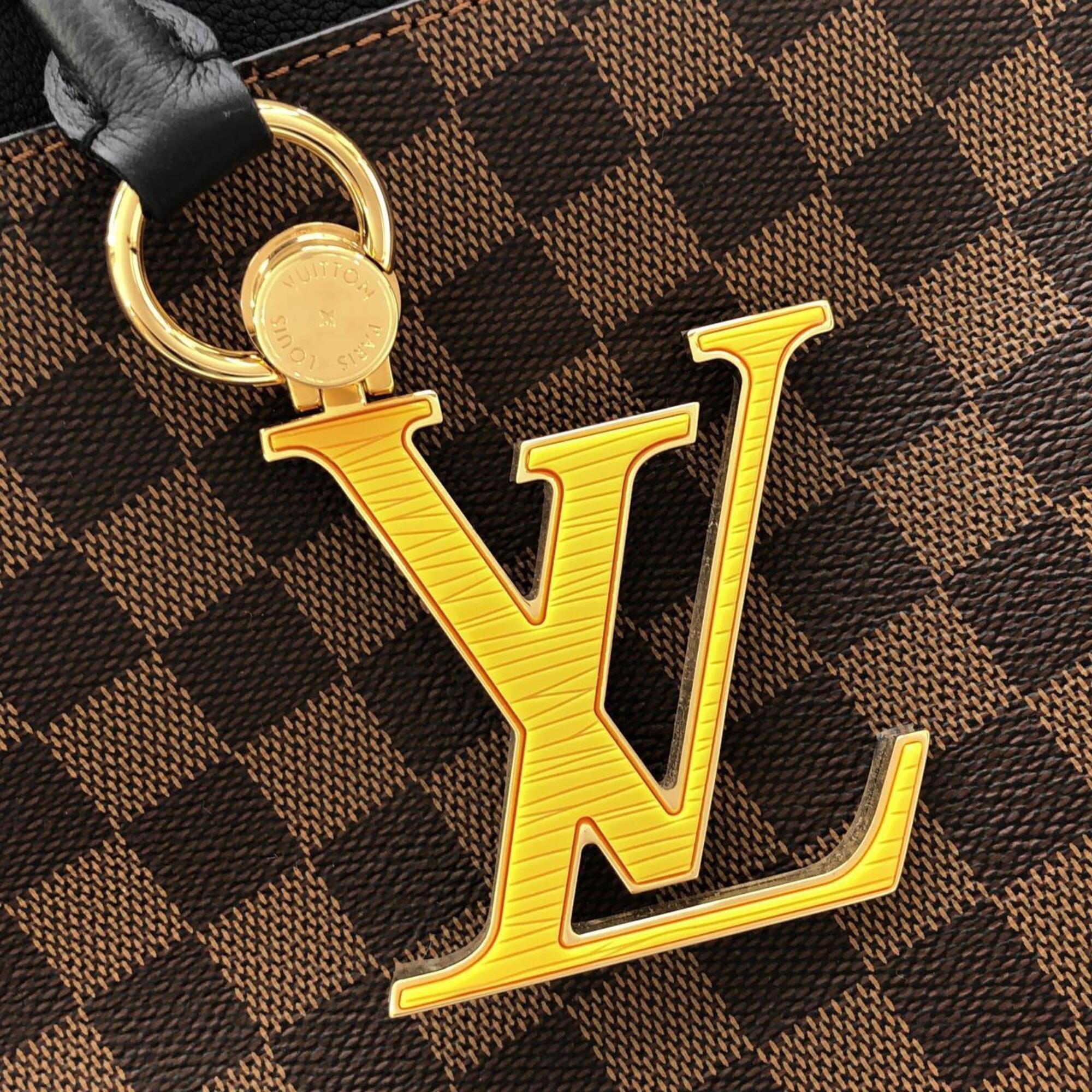 Louis Vuitton Black Ebene Coated Canvas Handbag (Pre-Owned)