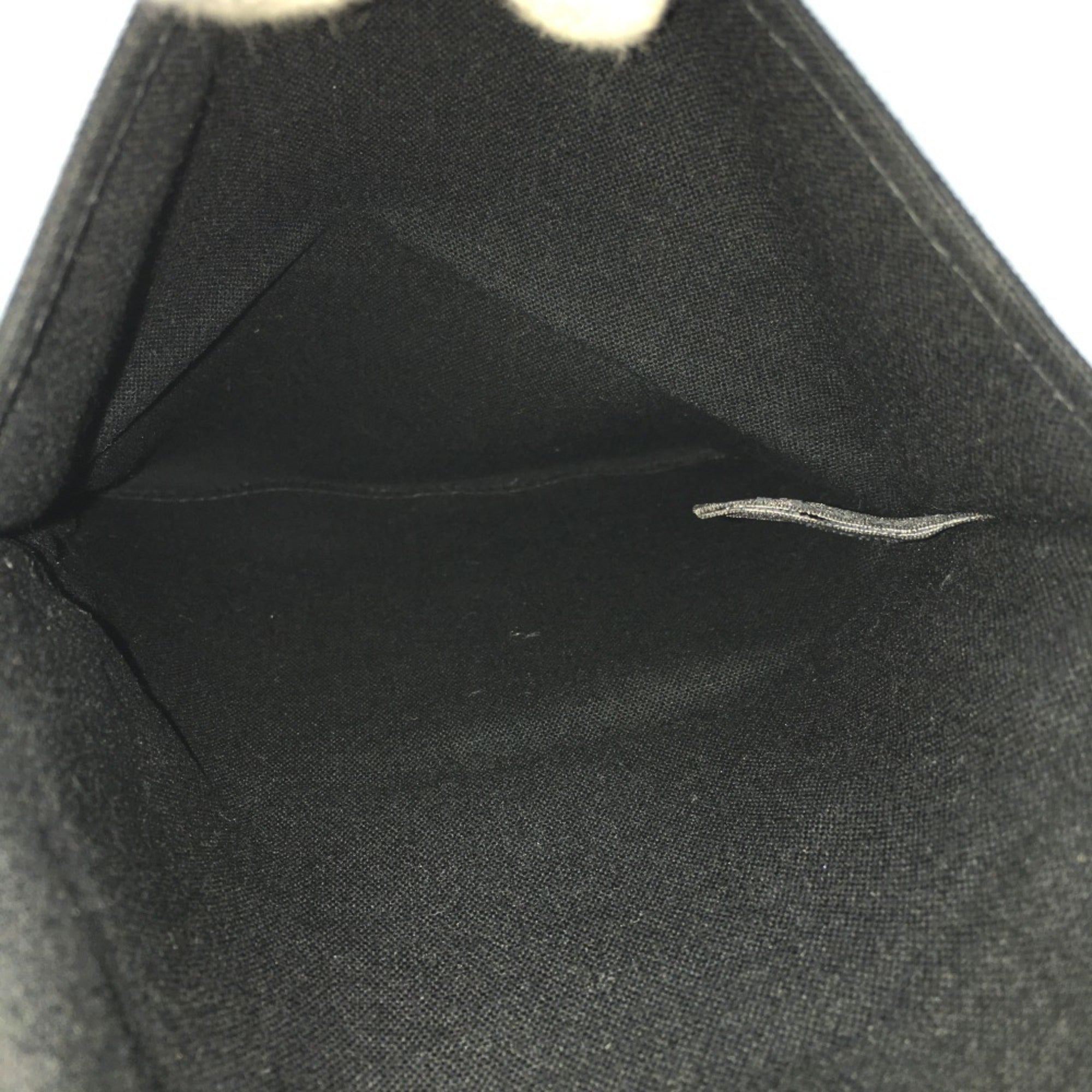 Hermes Bolide Black Canvas Pouch (Pre-Owned)