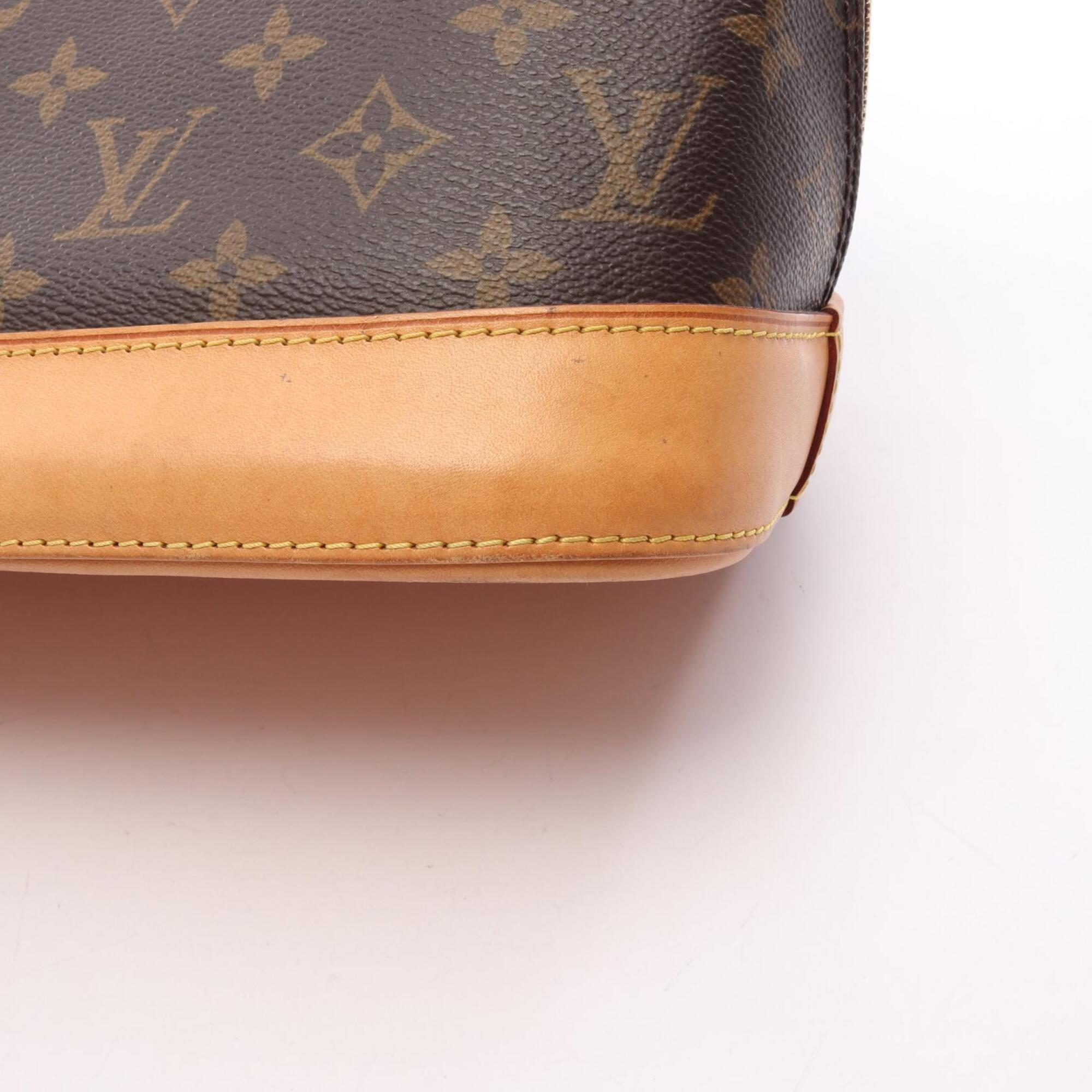 Louis Vuitton Brown Pvc Leather Handbag (Pre-Owned)