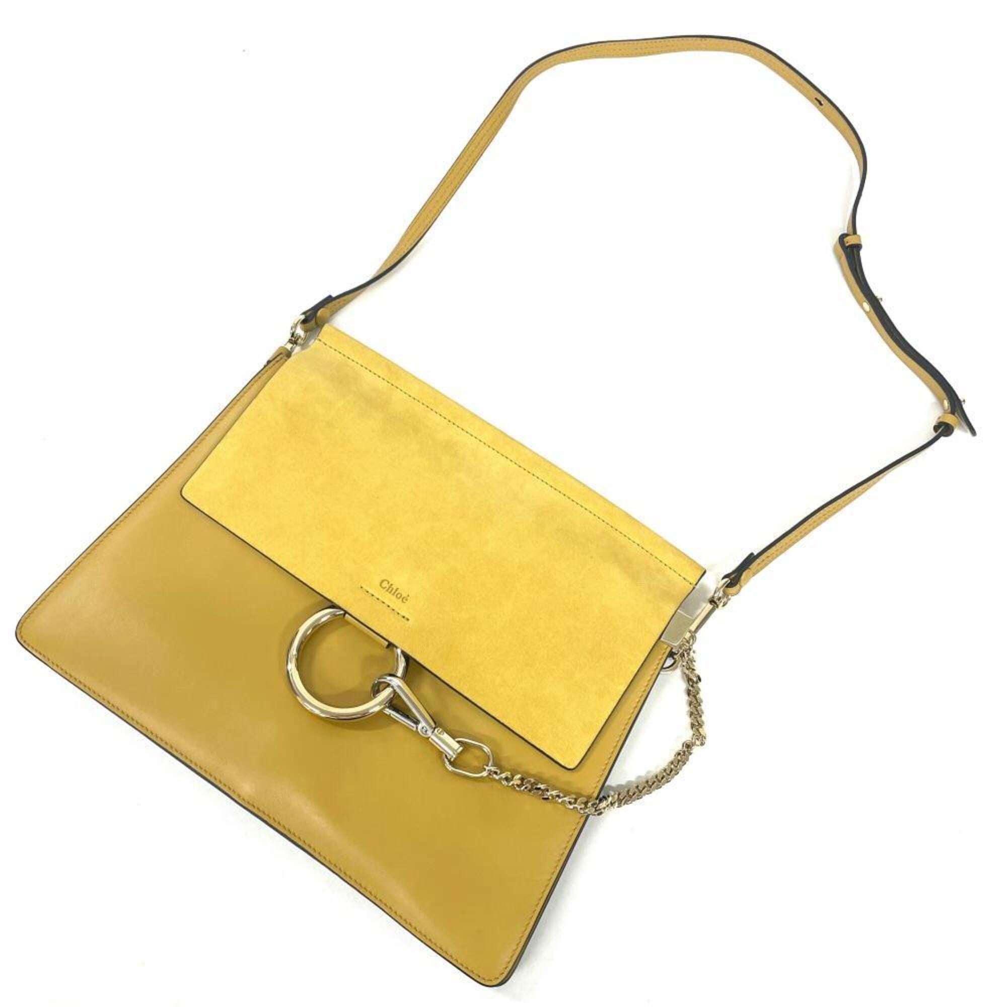 Chloé Yellow Leather Shoulder Bag (Pre-Owned)