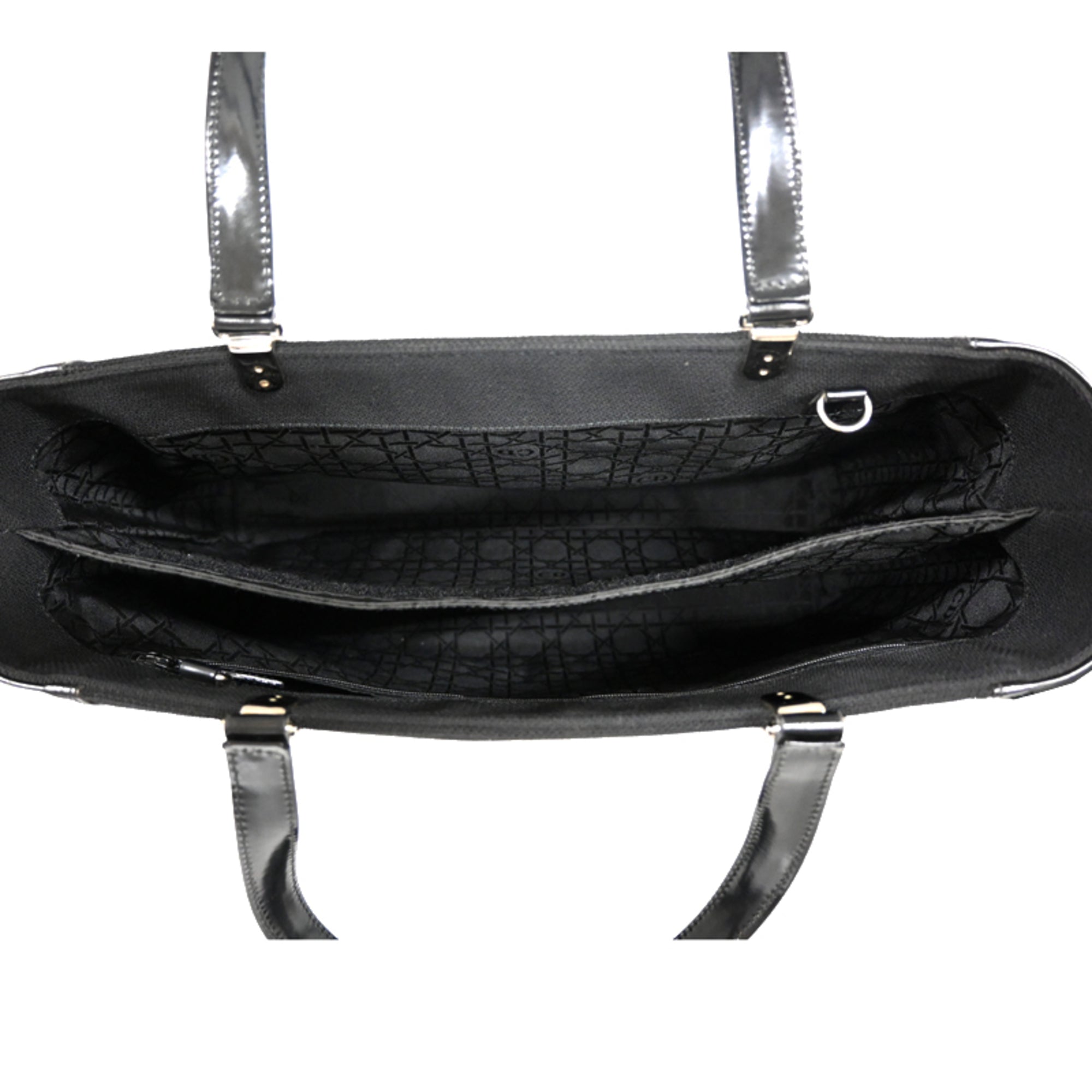 Christian Dior Black Canvas Tote Bag (Pre-Owned)