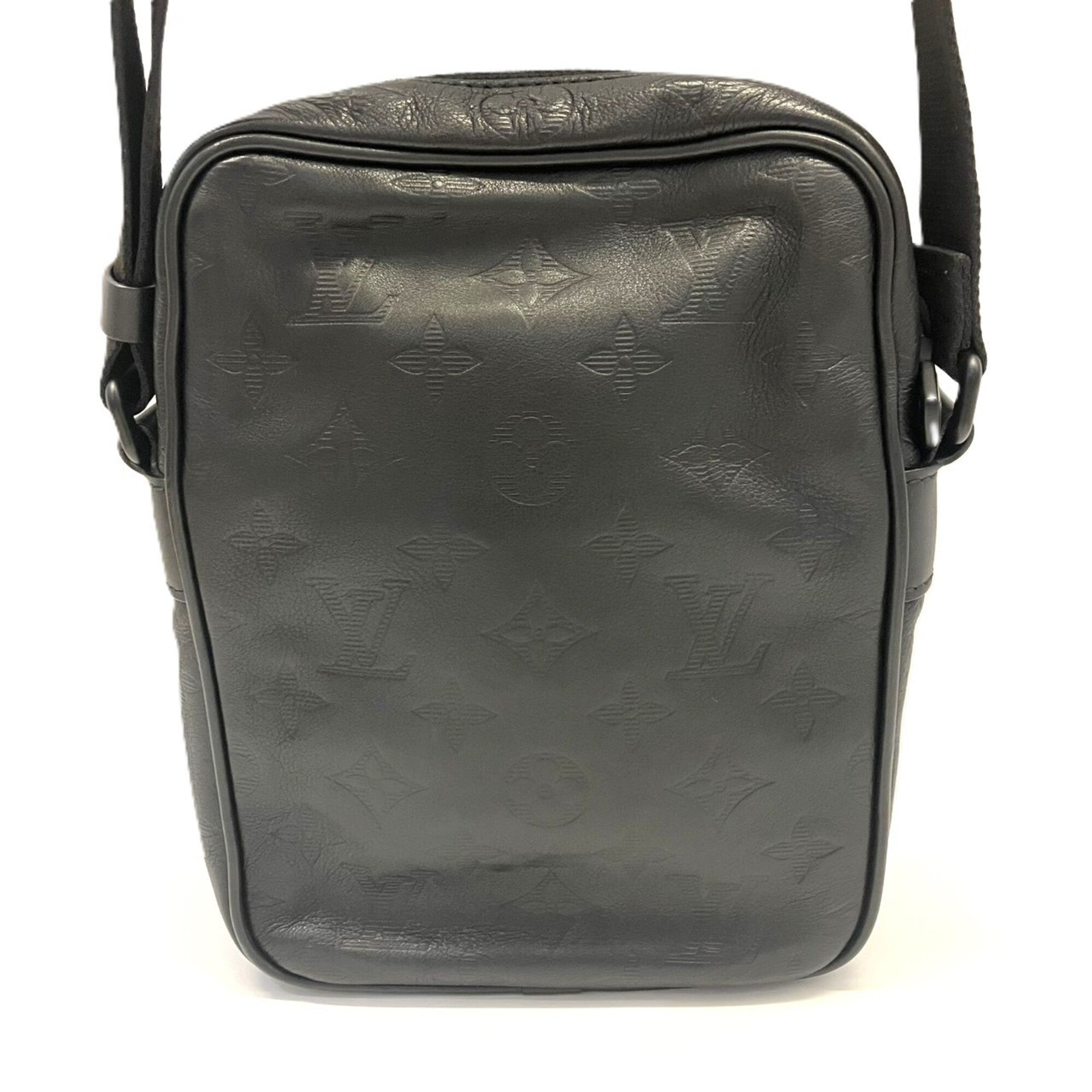 Louis Vuitton Monogram Shadow Black Monogram Shadow Shoulder Bag (Pre-Owned)