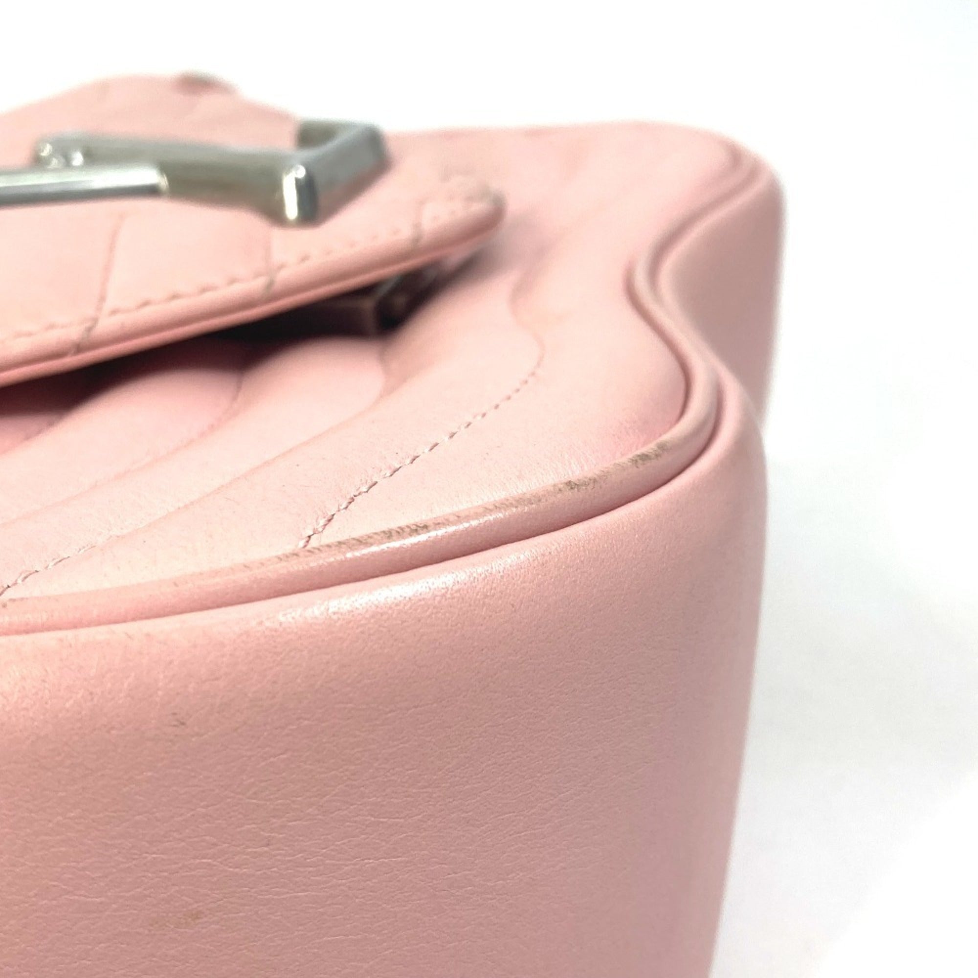 Louis Vuitton Pink Leather Handbag Shoulder Bag (Pre-Owned)