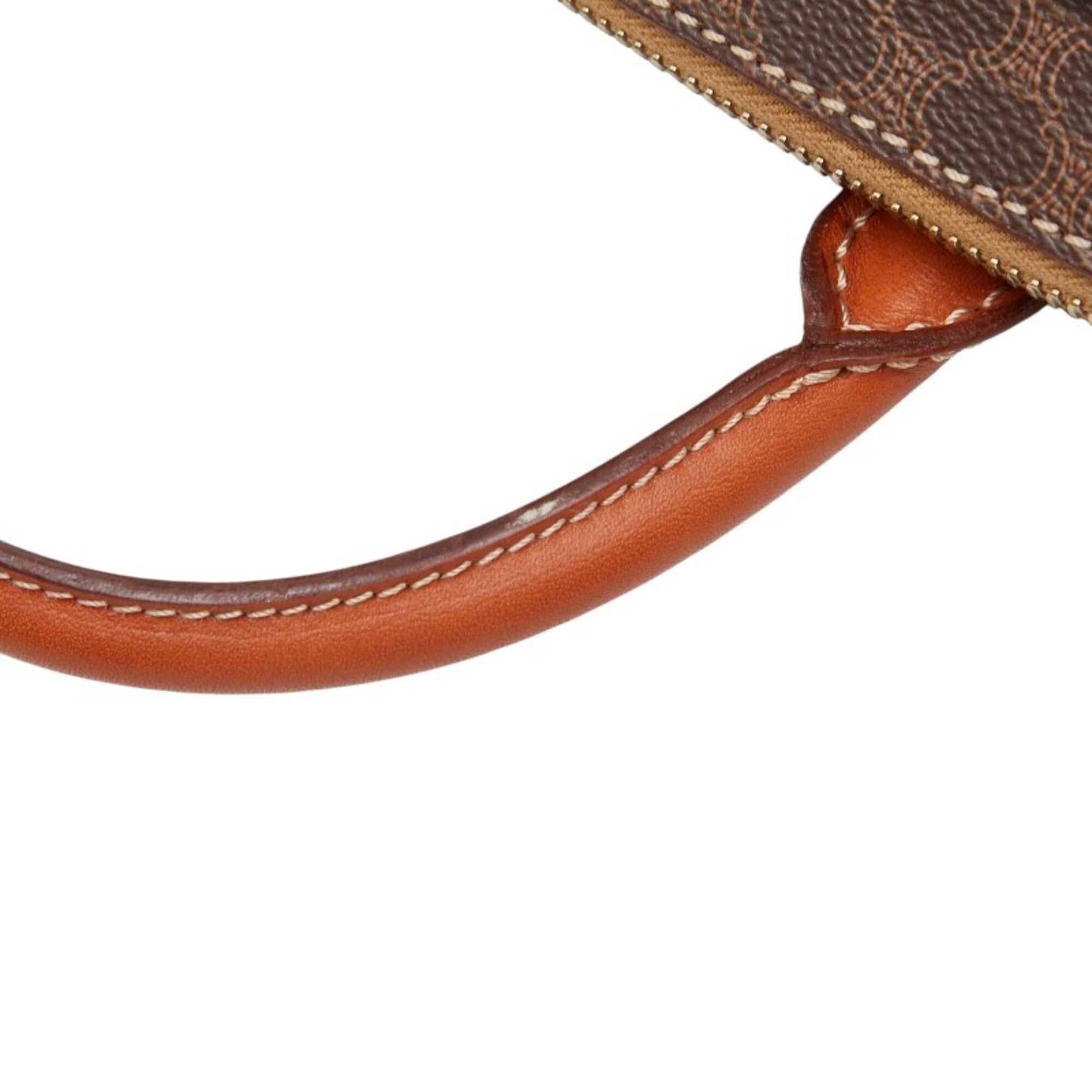 Celine Brown Pvc Leather Handbag (Pre-Owned)