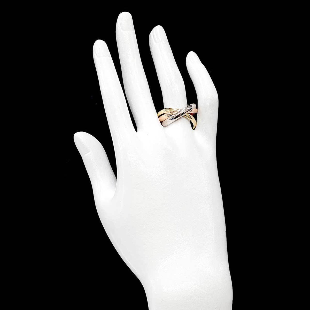 Cartier Trinity Yellow Gold (18K) Pink Gold (18K) White Gold (18K) Band Ring (Pre-Owned)
