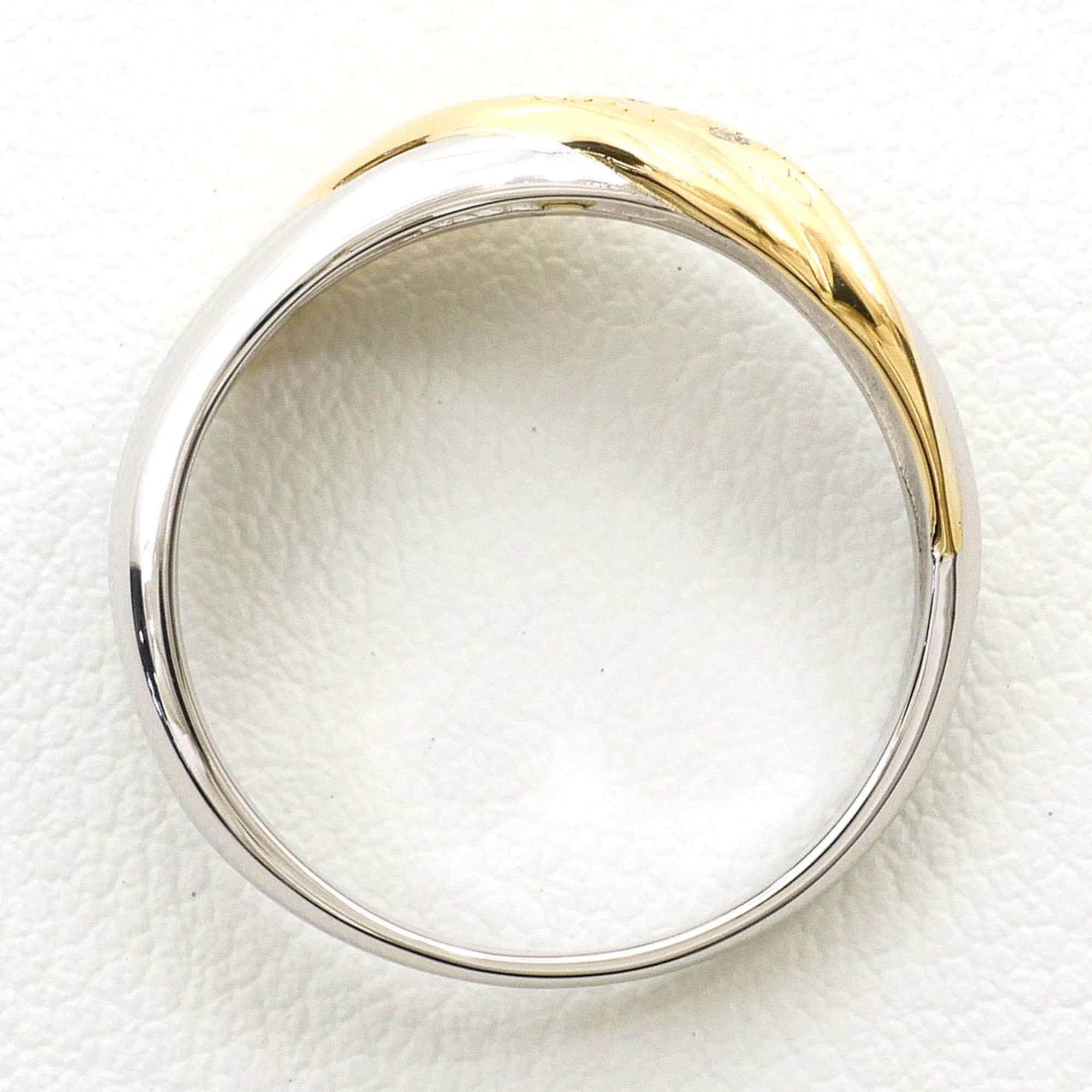 Unbranded Platinum Yellow Gold Yellow Gold (18K) Platinum 900 Band Ring (Pre-Owned)