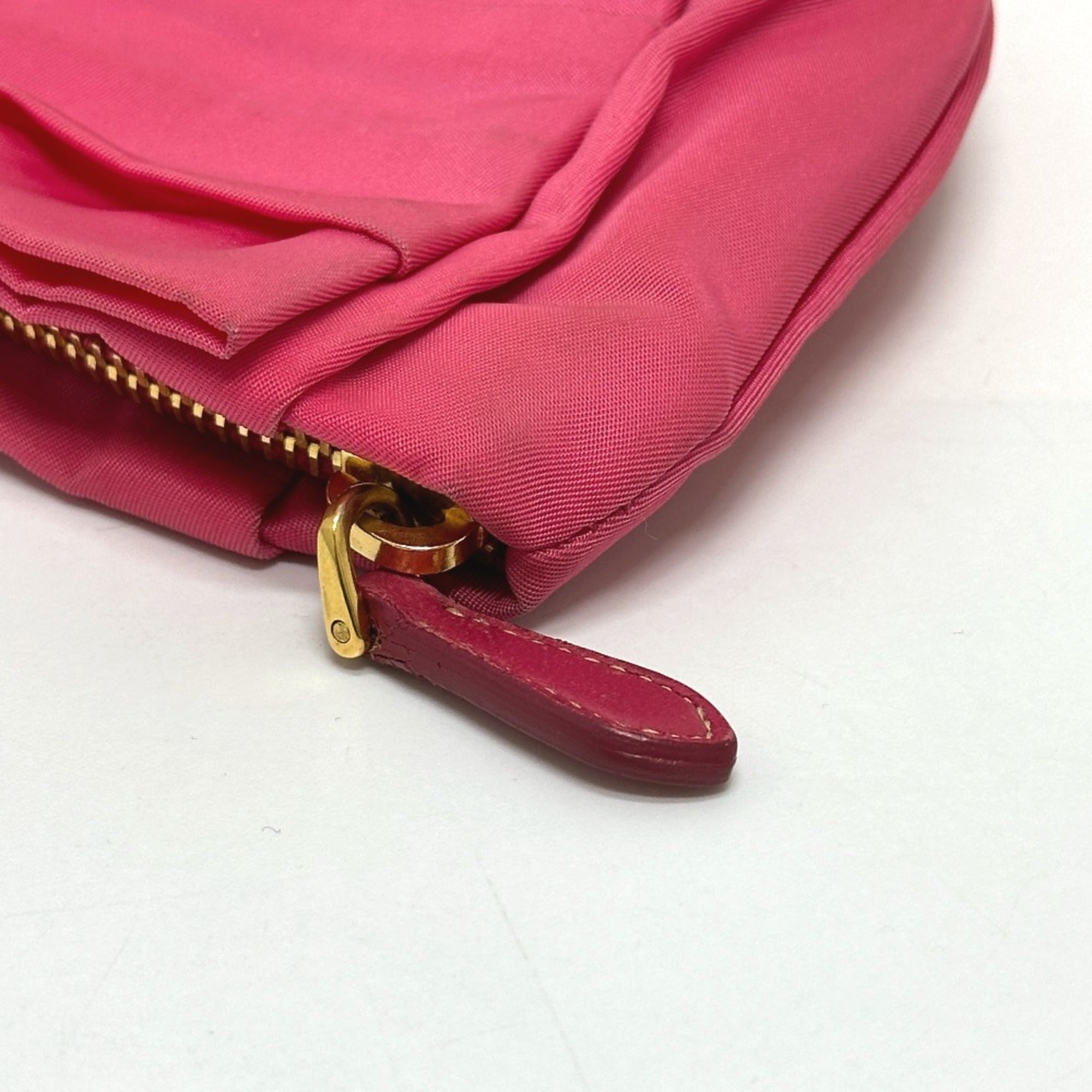 Prada Pink Nylon Pouch (Pre-Owned)