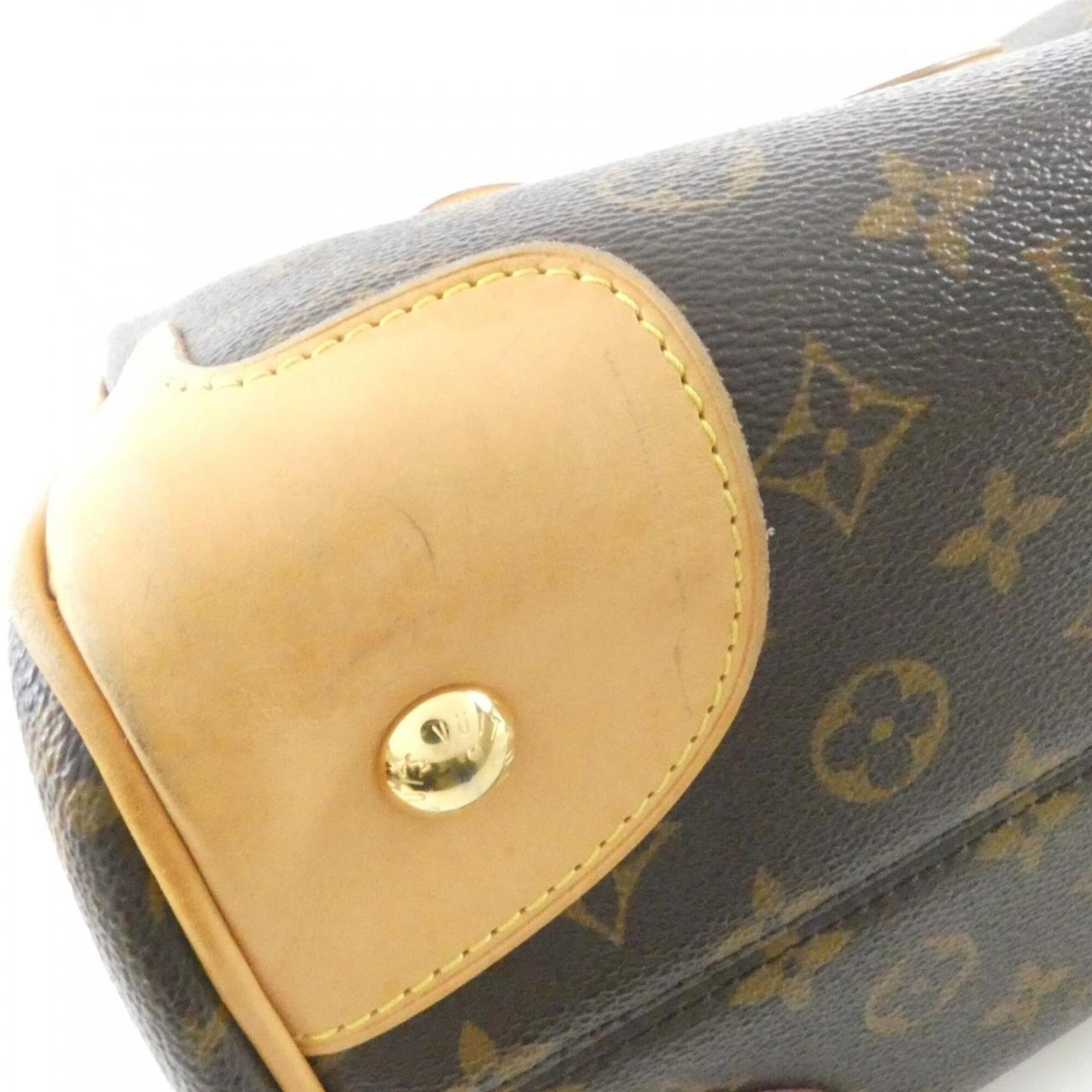 Louis Vuitton Brown Coated Canvas Handbag (Pre-Owned)