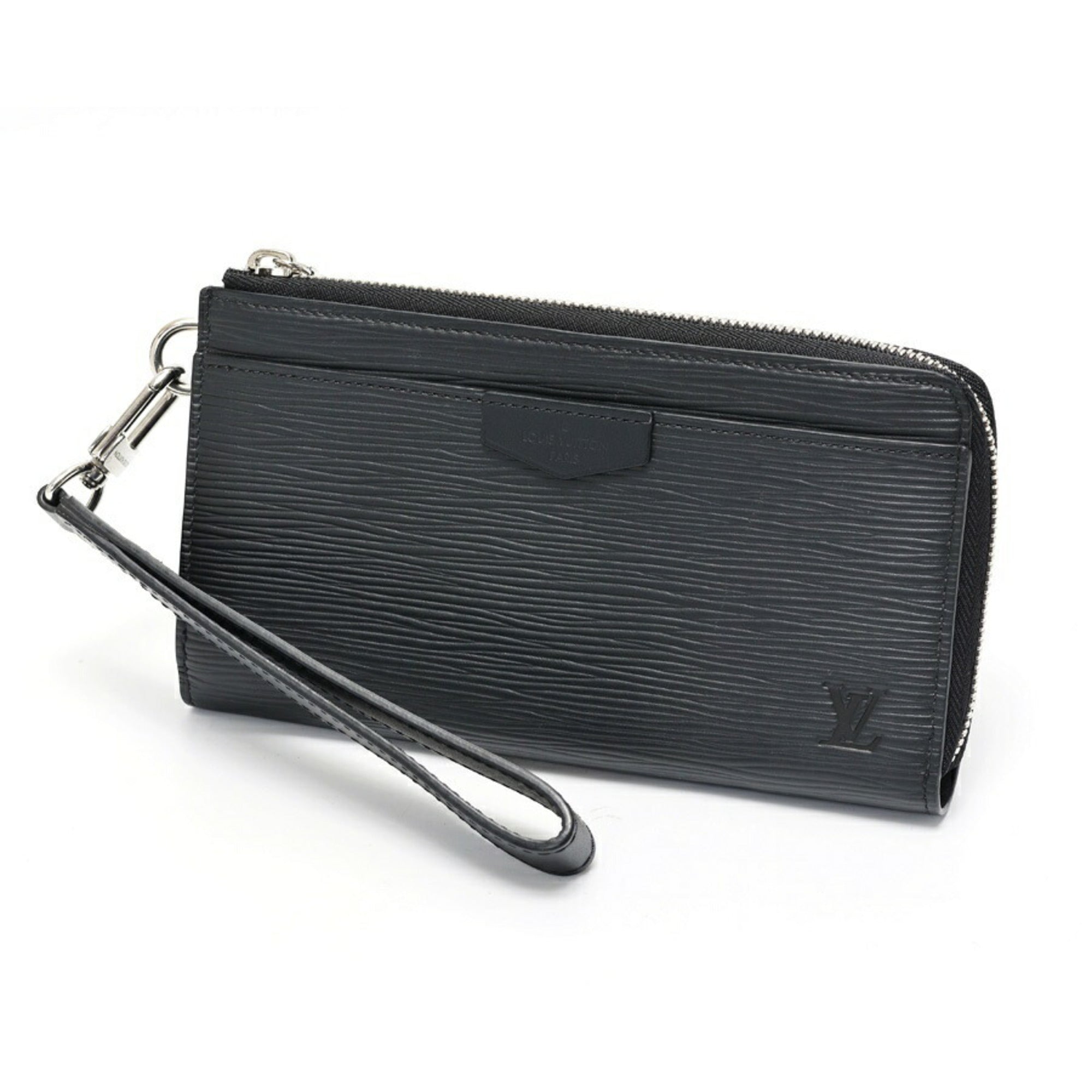 Louis Vuitton Black Noir Epi Leather Coin Purse/Coin Case (Pre-Owned)